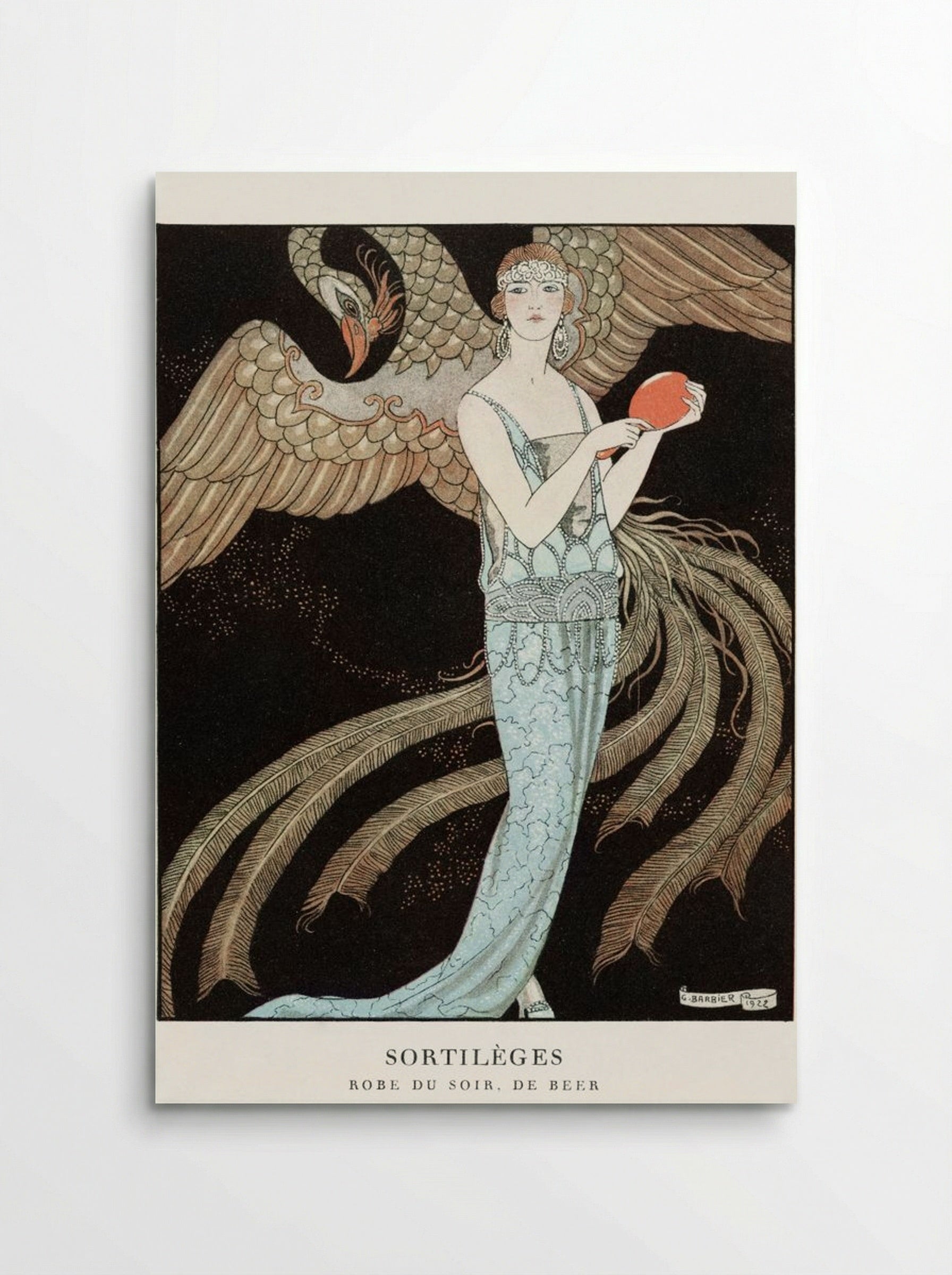 Sortilèges, Evening Dress, de Beer - George Barbier - Poster