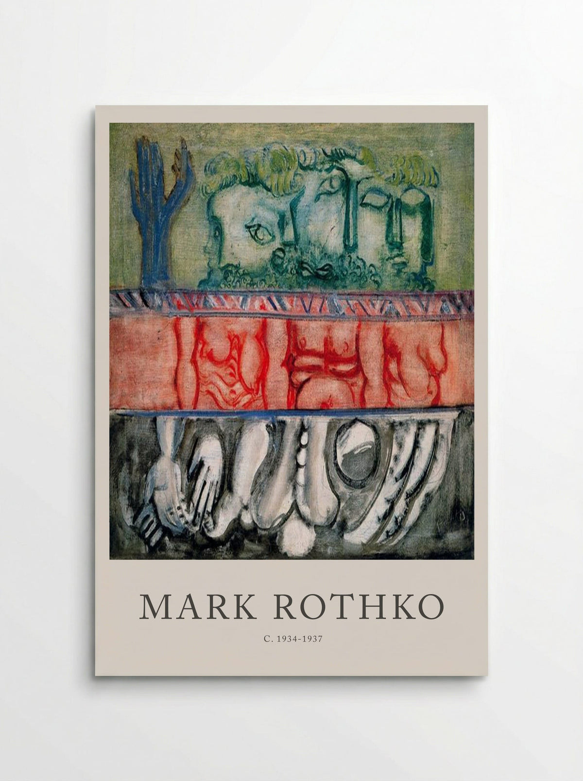 Untitled (Figurative Composition) - Mark Rothko - Poster