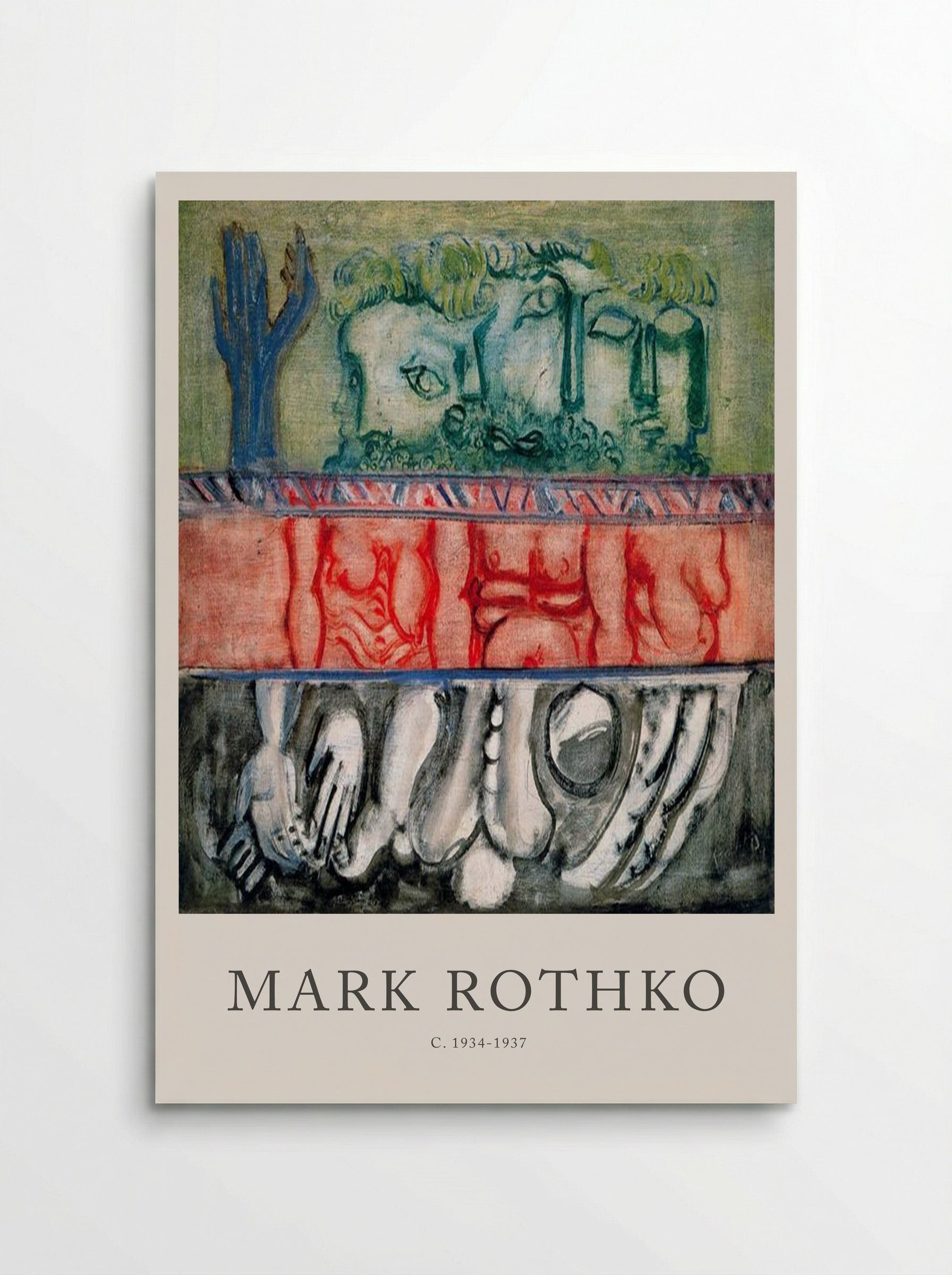 Untitled (Figurative Composition) - Mark Rothko - Poster