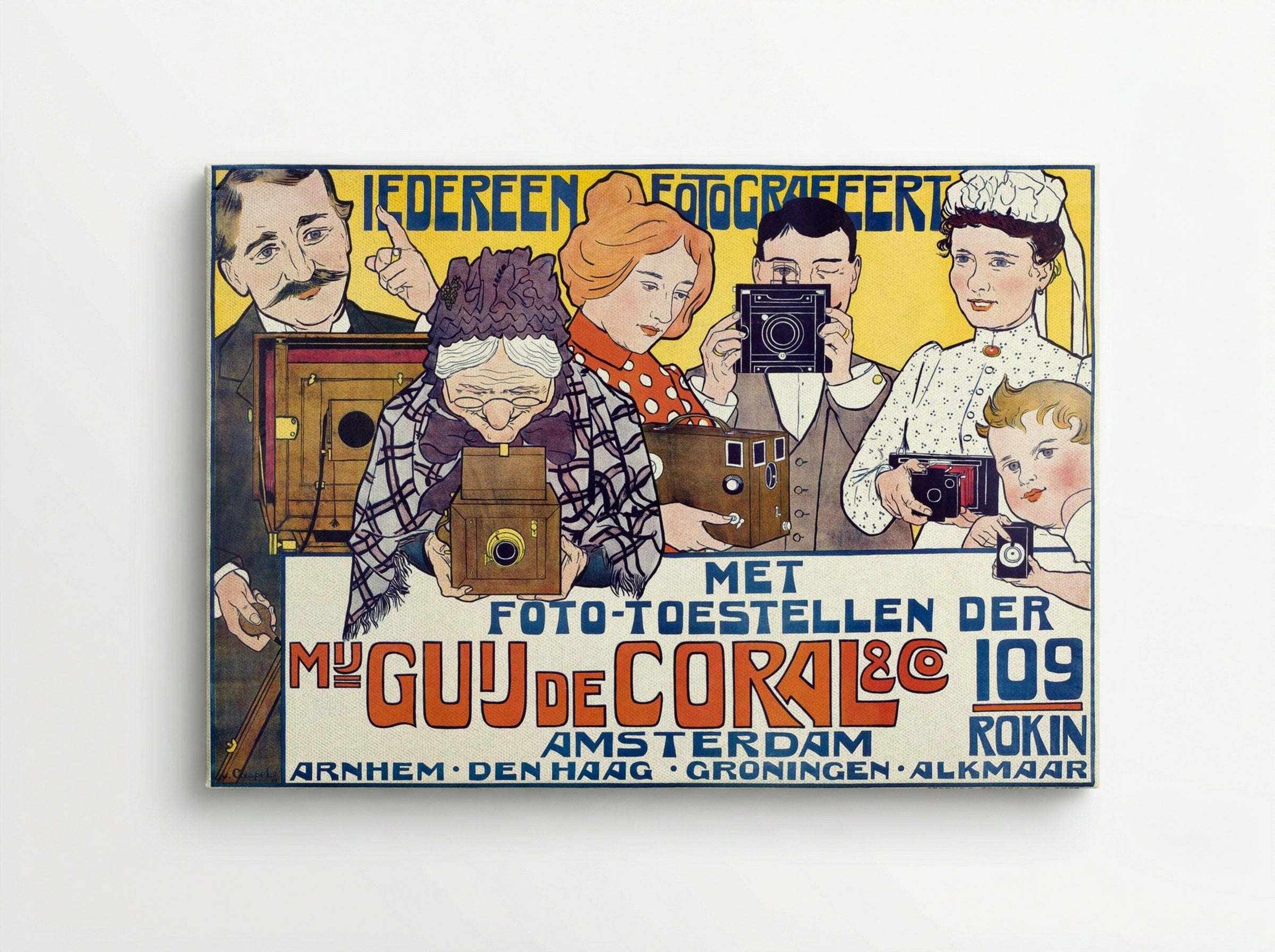 Iedereen Fotografeert (Everyone Photographs) - Johann Georg van Caspel - Canvas