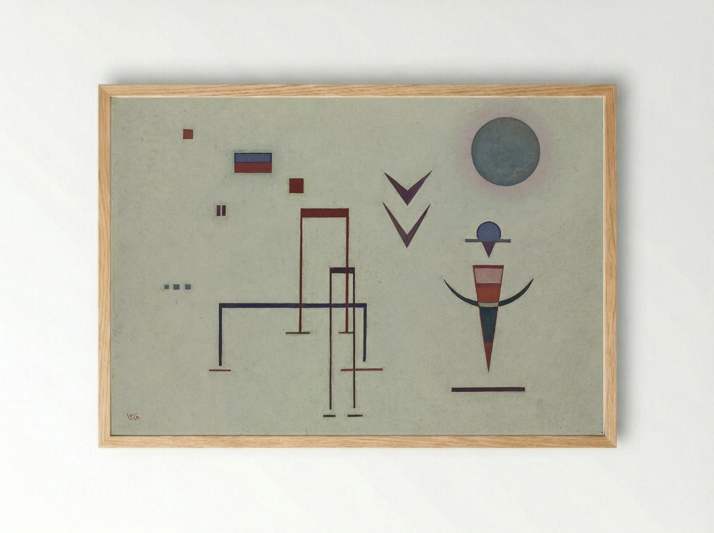 Jocular Sounds - Wassily Kandinsky - Framed Print Wood