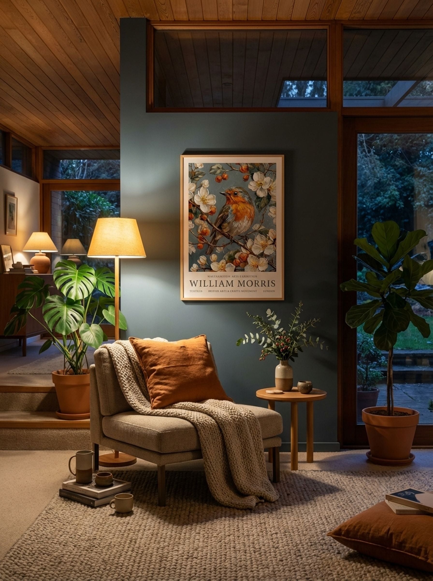 Robin Reflection - William Morris - Lifestyle