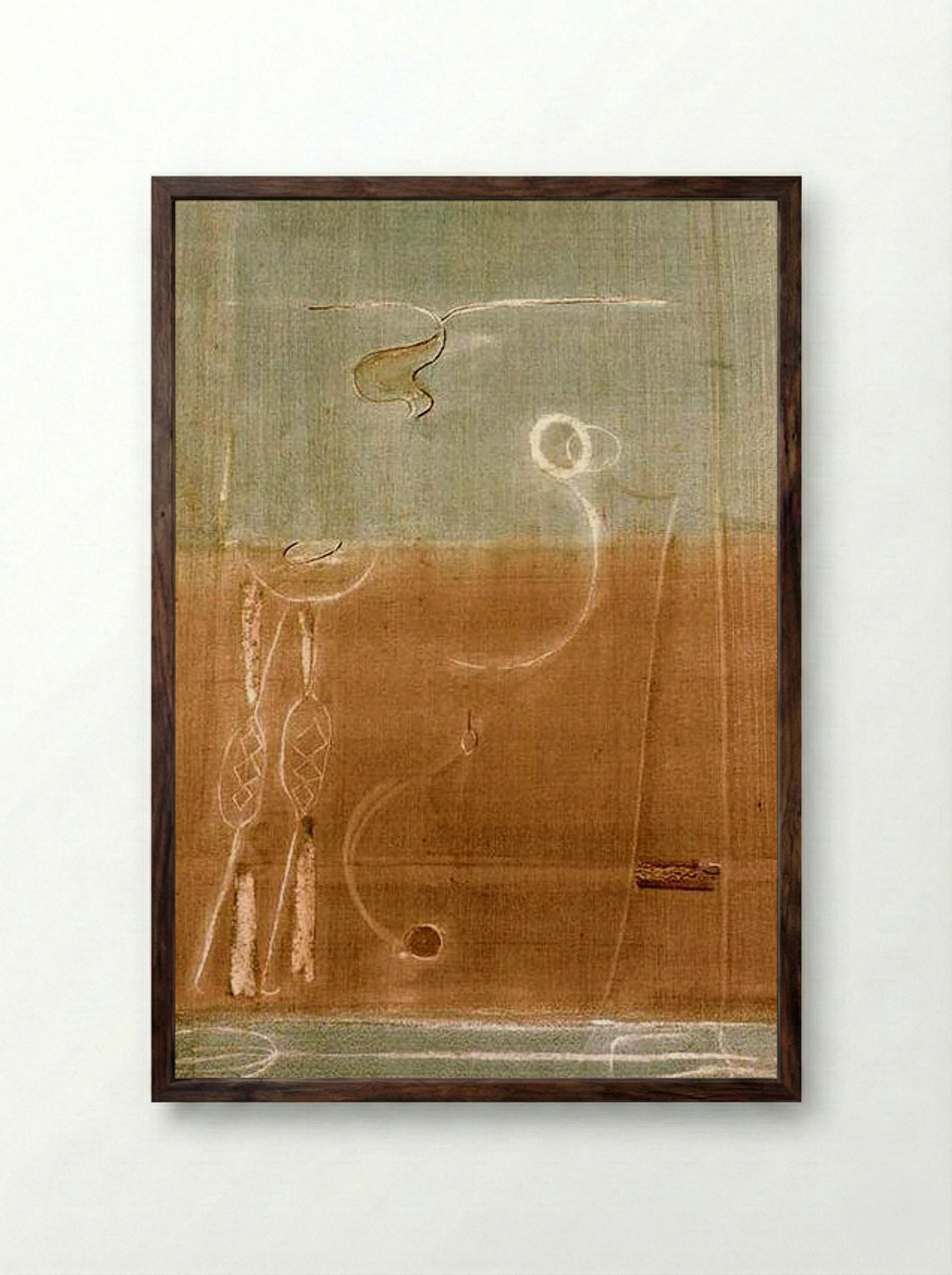 Aubade - Mark Rothko - Framed Print Dark Wood