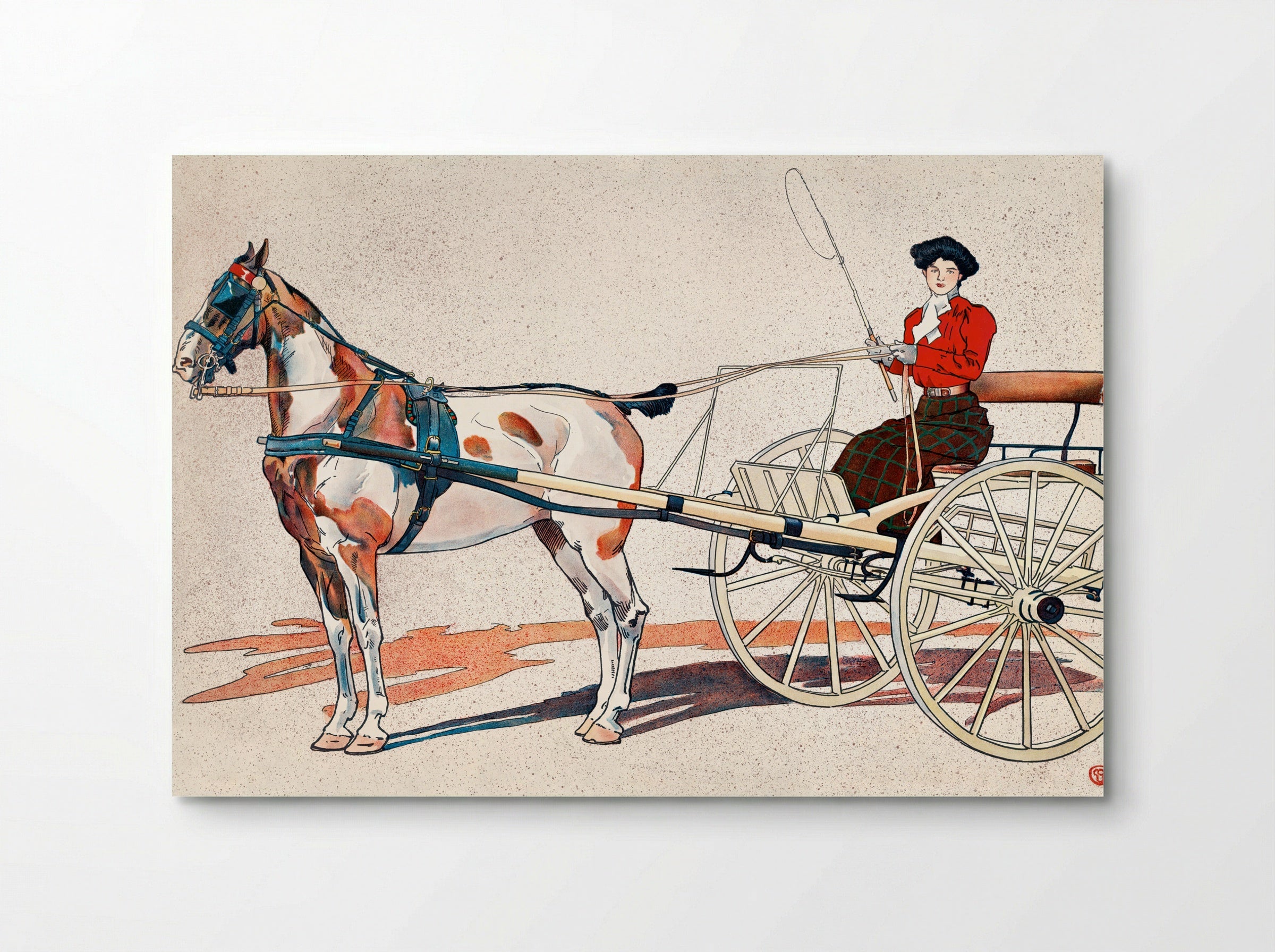 A Kentucky Breaking Cart - Edward Penfield - Poster
