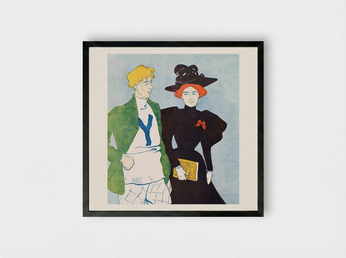 Harper's November - Edward Penfield - Framed Print Black