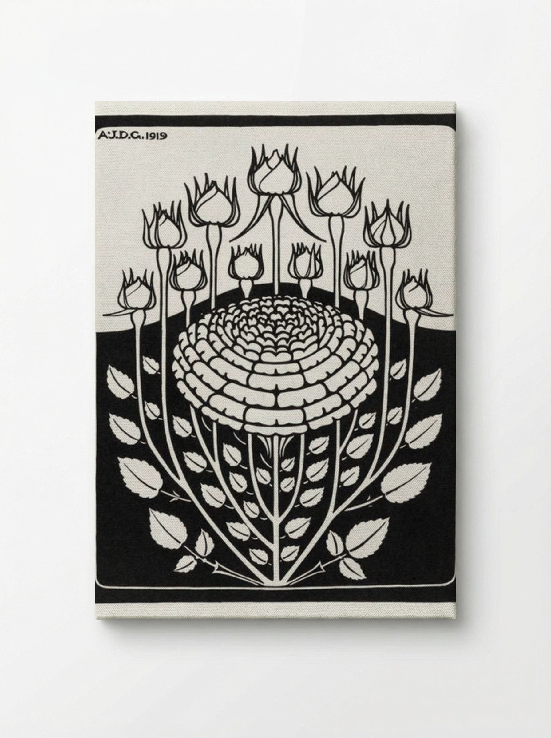 Rose Bush - Julie de Graag - Canvas