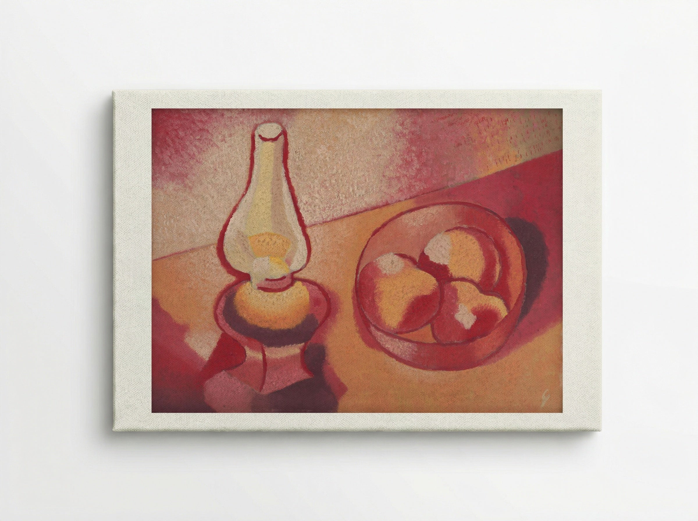 Still Life with a Lamp - Mikuláš Galanda - Canvas