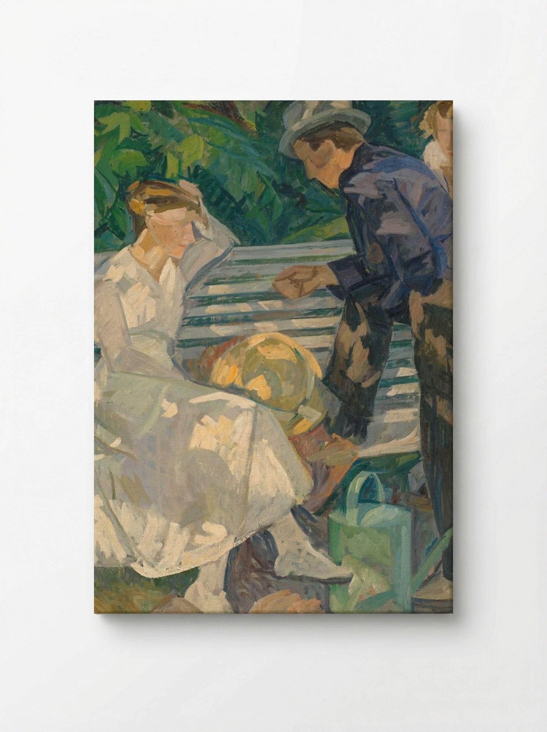 In the Priest's Garden. Christians - Edvard Weie - Canvas