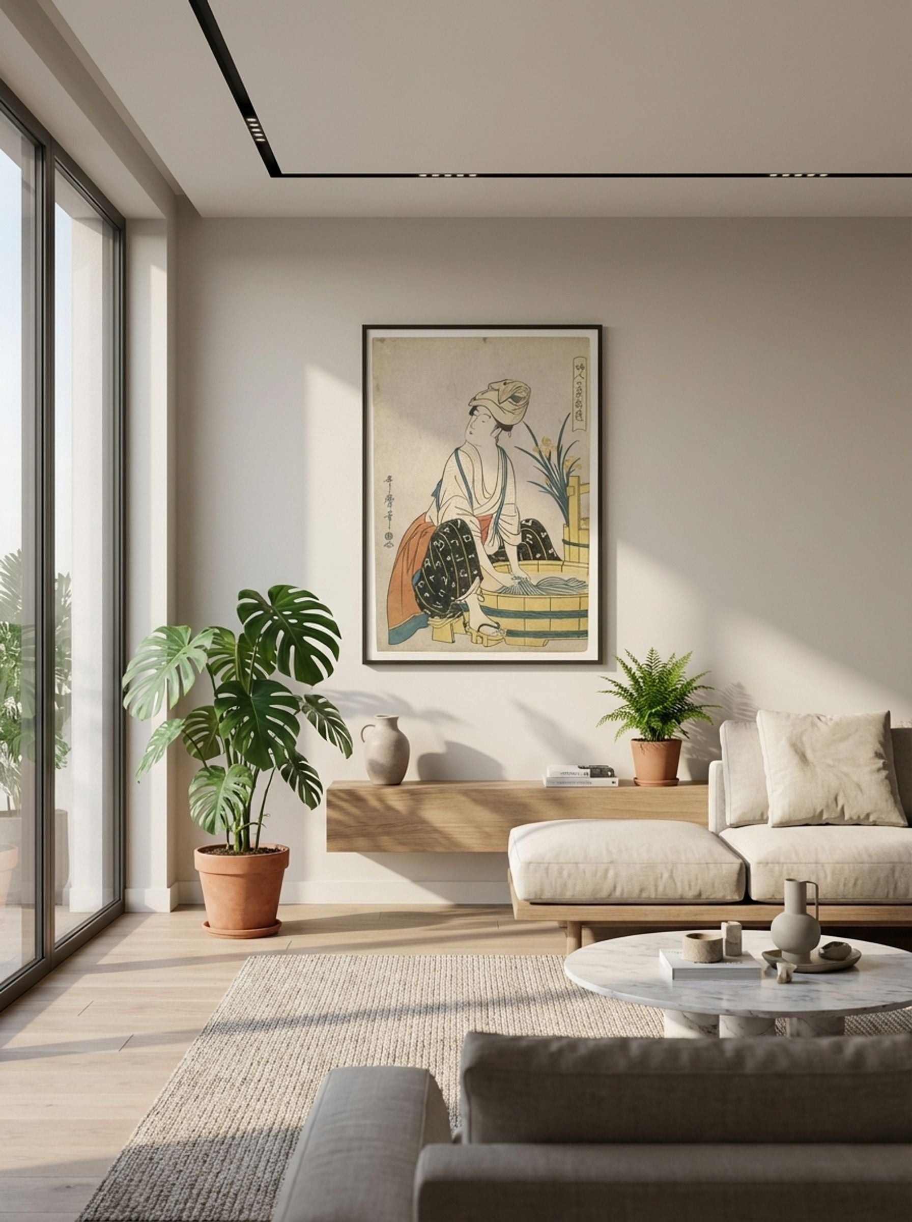 Washing Clothes - Kitagawa Utamaro - Lifestyle