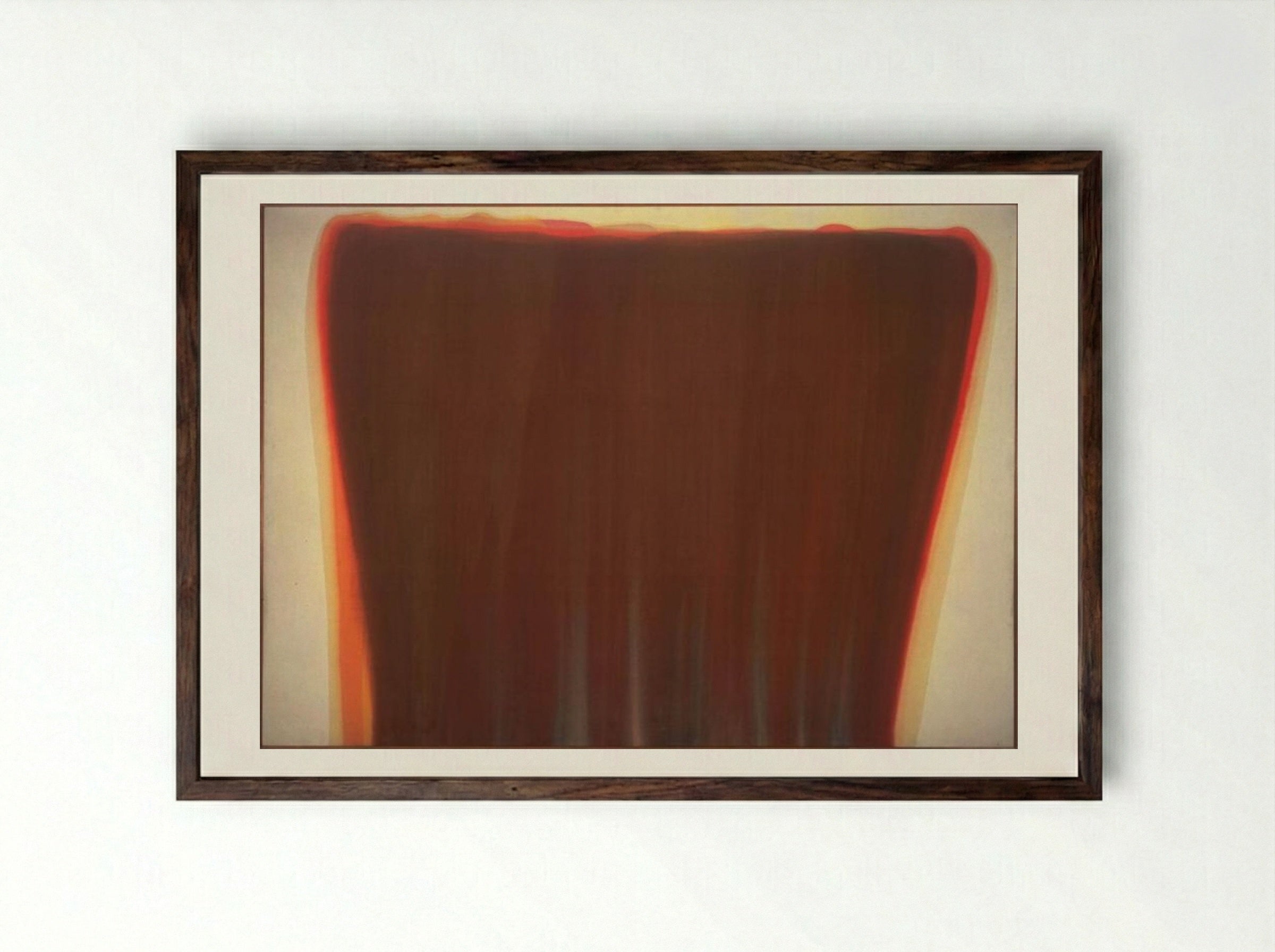 VAV - Morris Louis - Framed Print Dark Wood