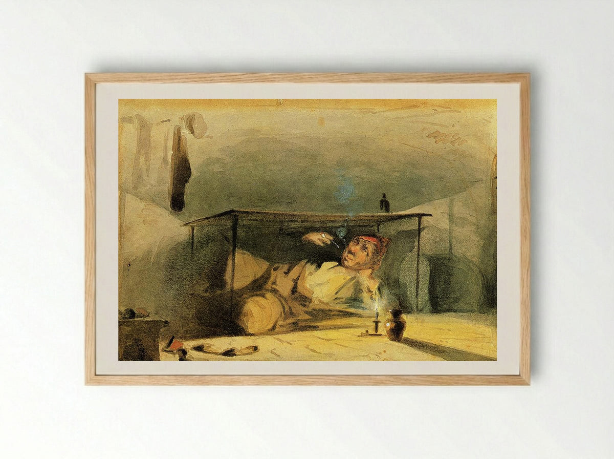 The Cobbler - Fine Art Print - Framed Print Wood