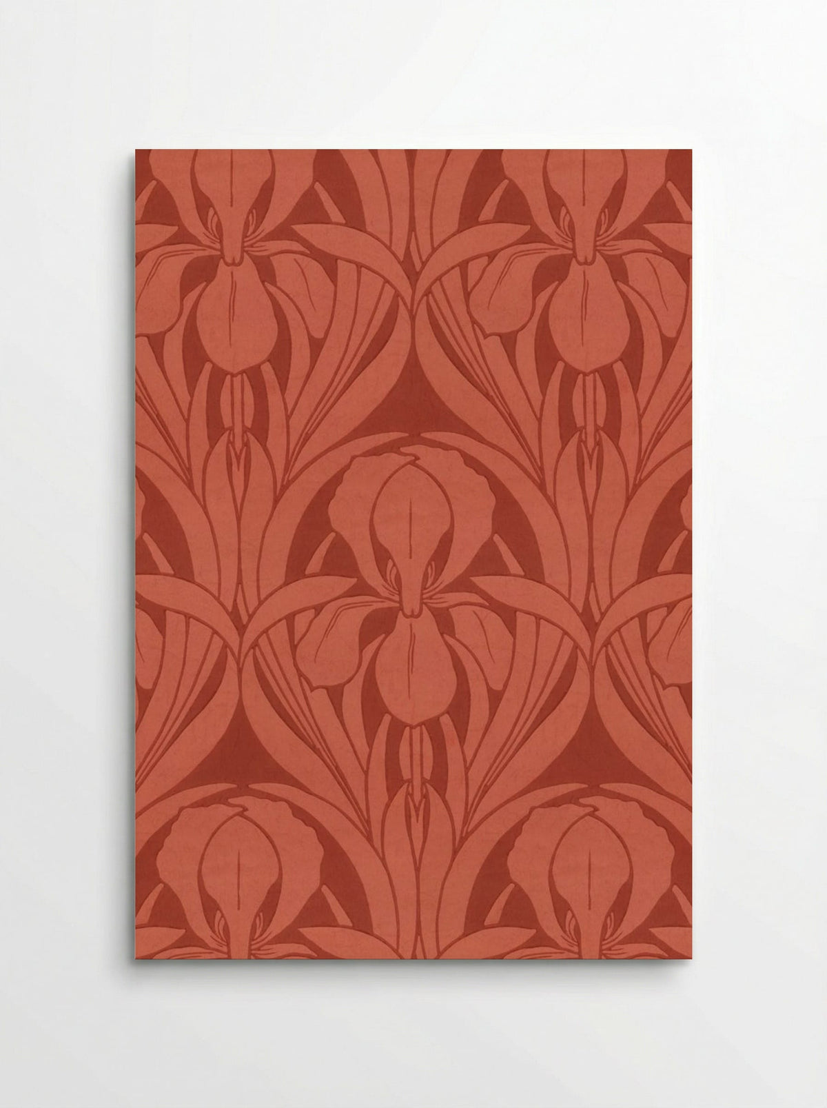 The Templemore (Floral Textile Design) - Fine Art Print - Poster
