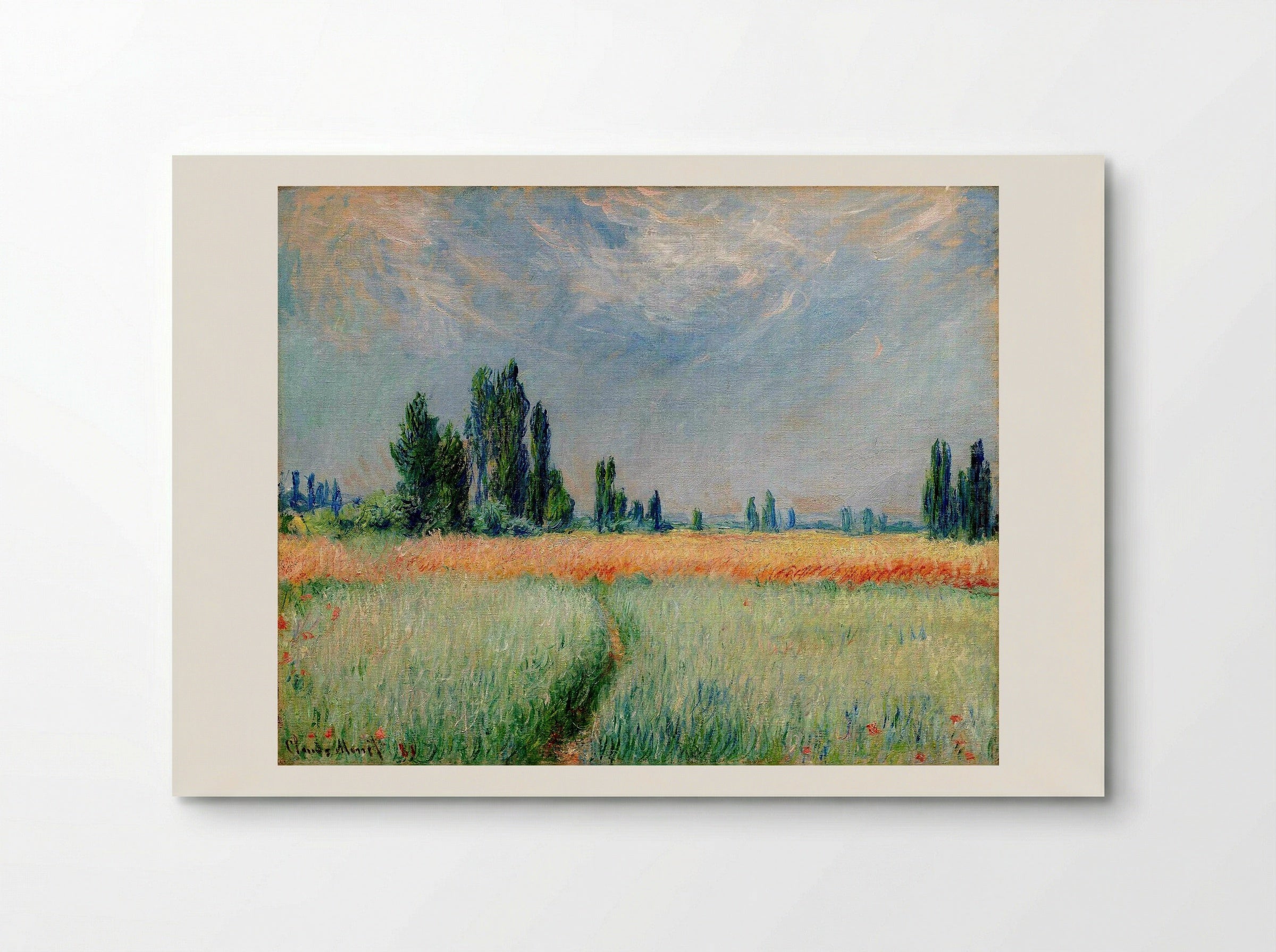 The Wheat Field - Claude Monet - Poster