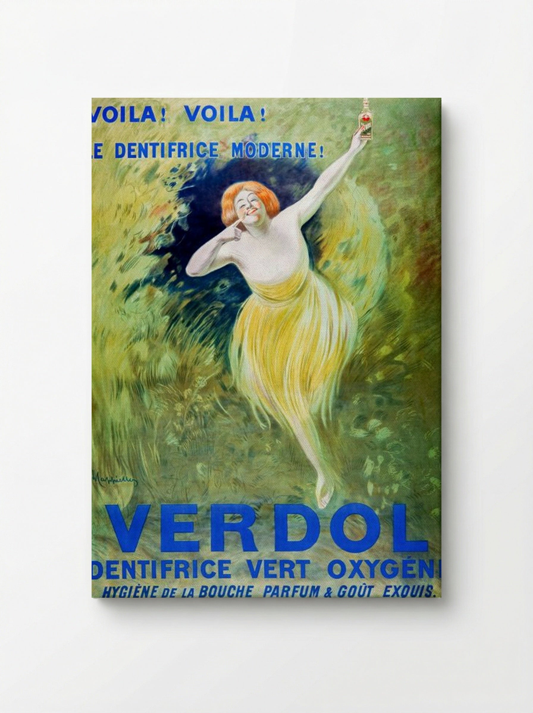 Verdol Oxygenated Green Toothpaste - Leonetto Cappiello - Canvas