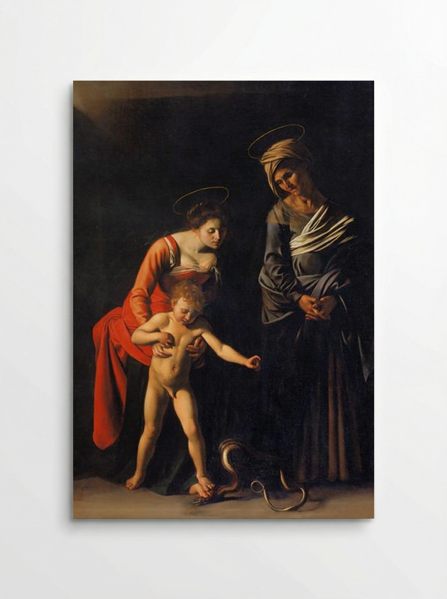 Madonna and Child with St. Anne - Caravaggio - Poster