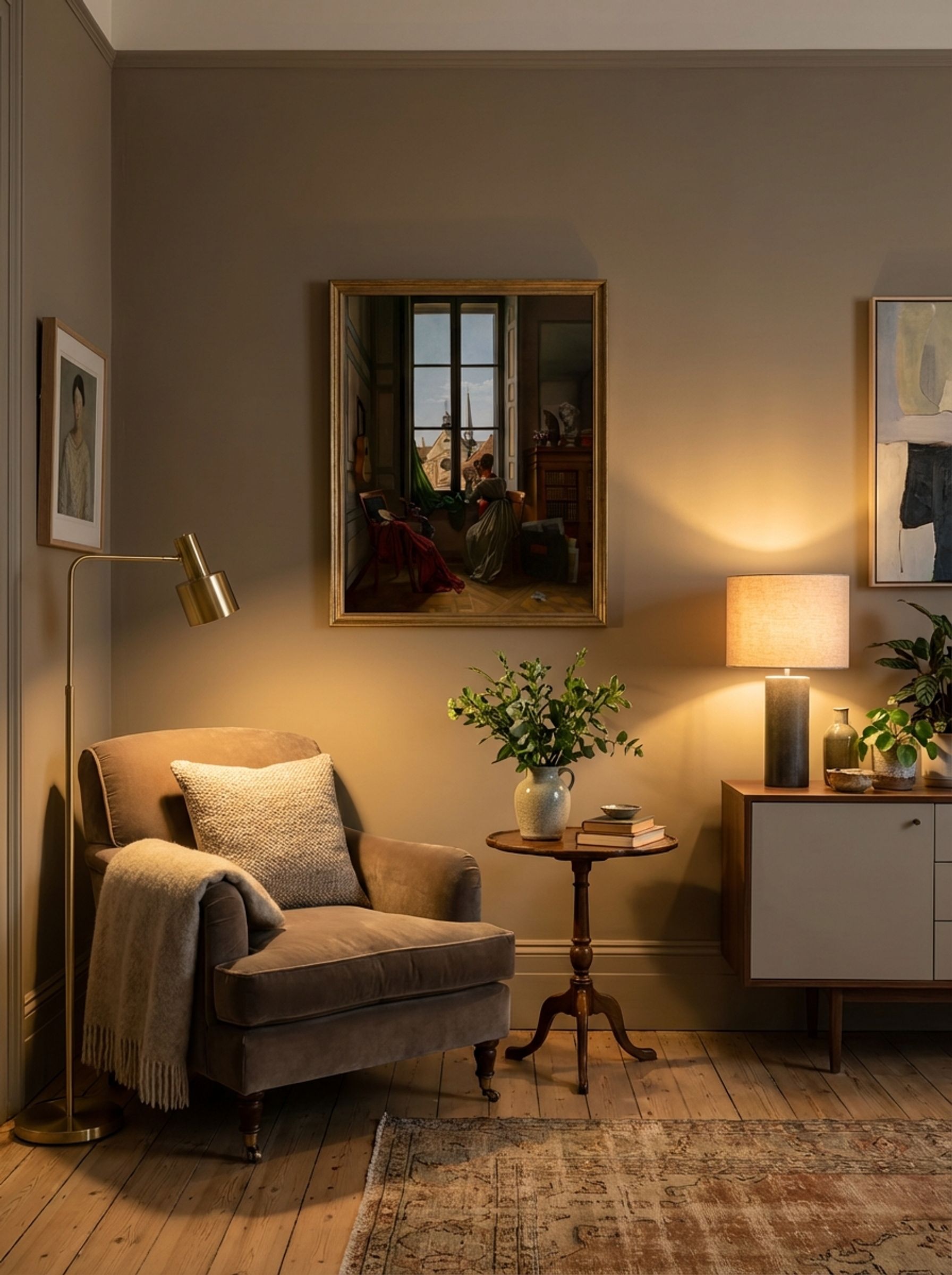 Interior with a Young Woman Drawing - Marie-Denise Villers - Lifestyle