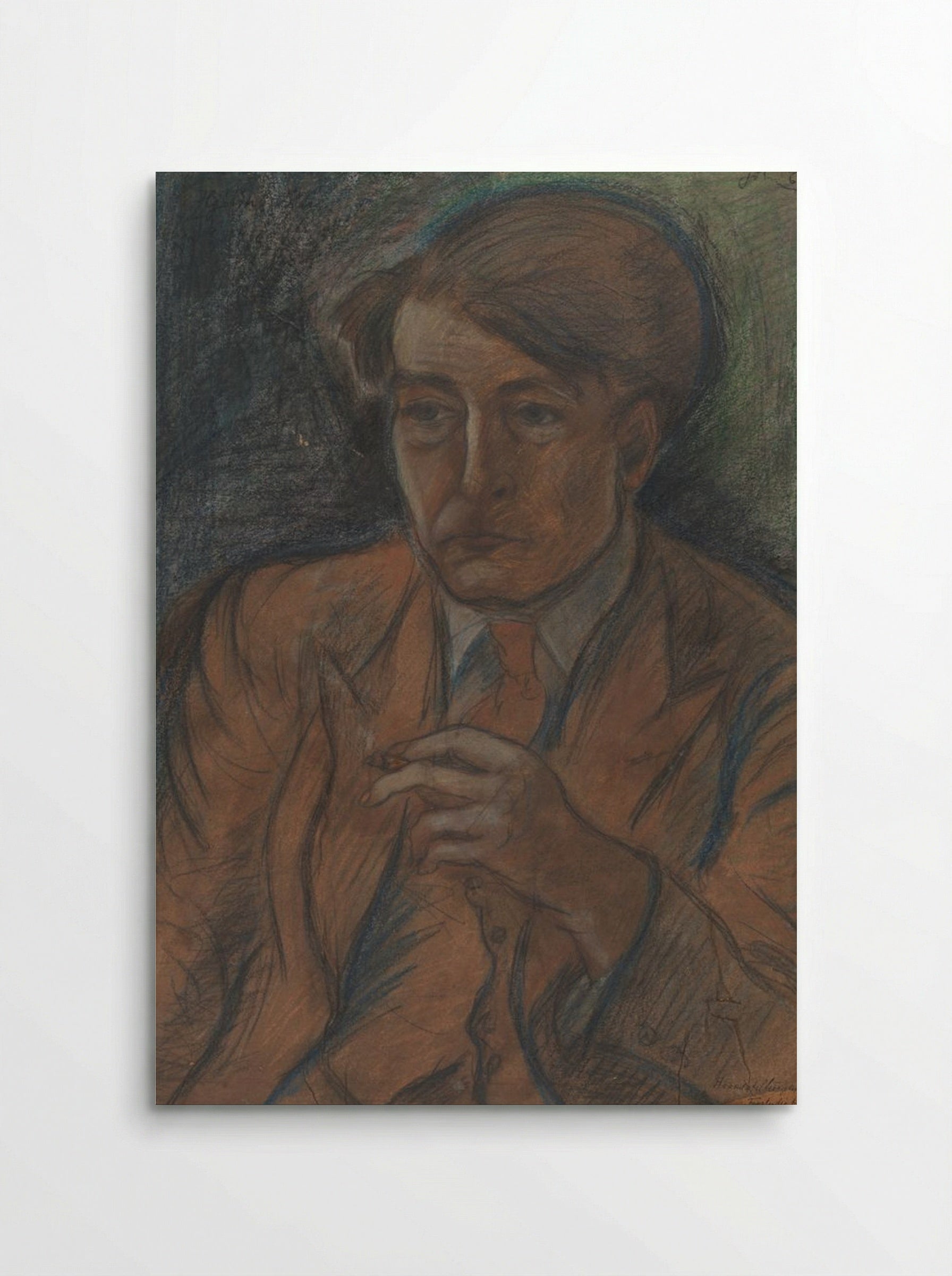 Study for a Portrait of Søren Hjorth Nielsen - John Christensen - Poster