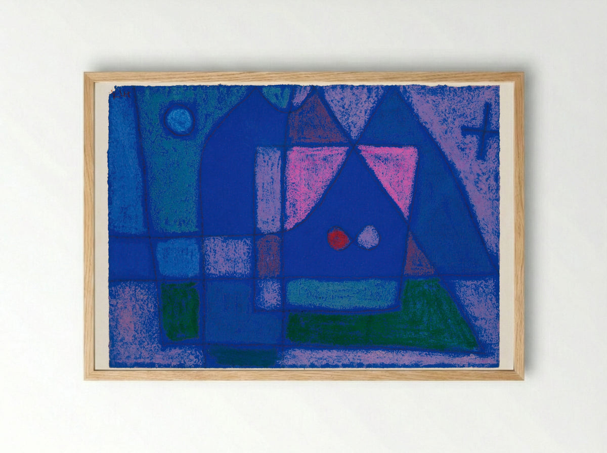 A Little Room in Venice - Paul Klee - Framed Print Wood