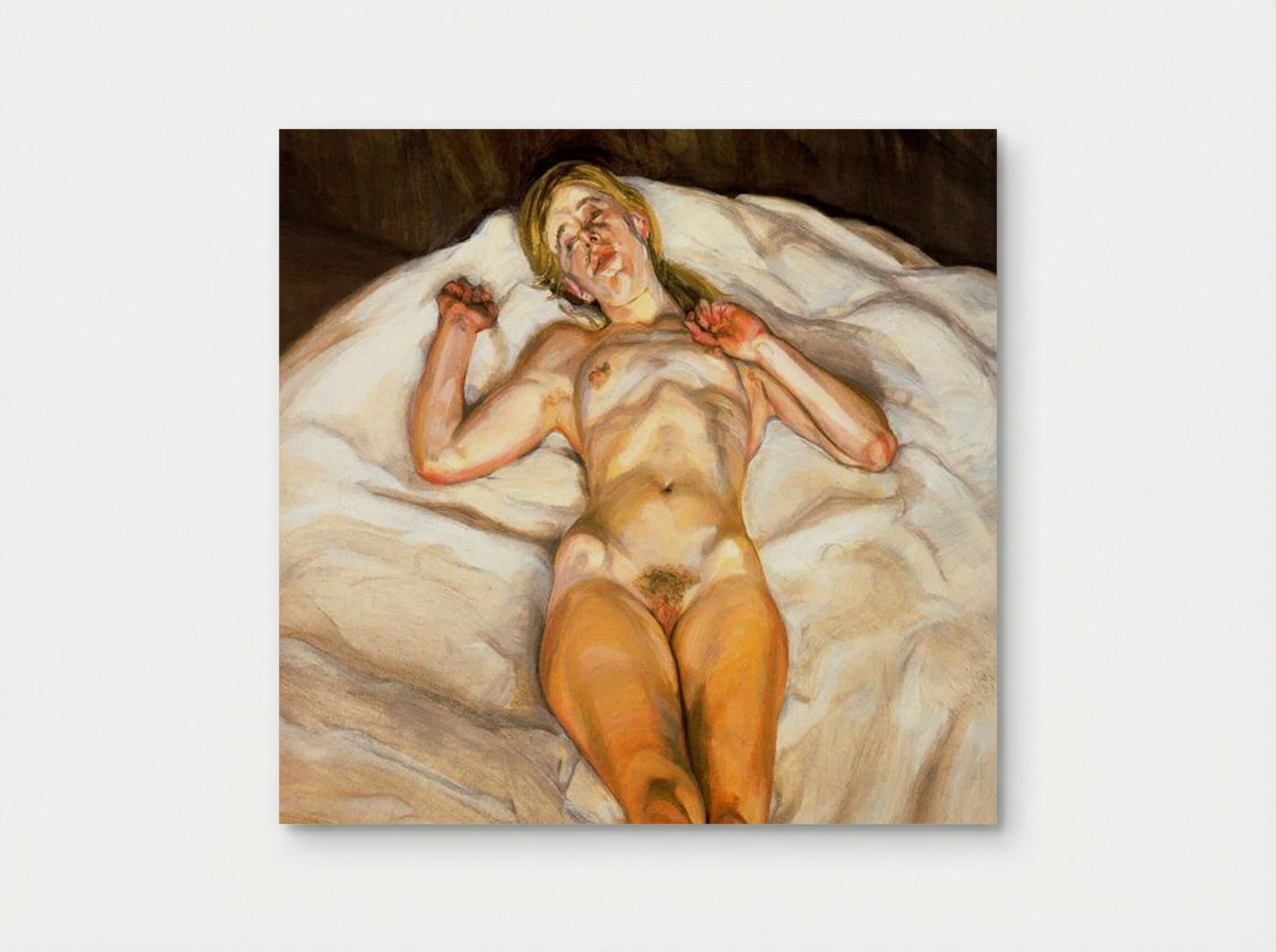 Naked Girl - Lucian Freud - Poster