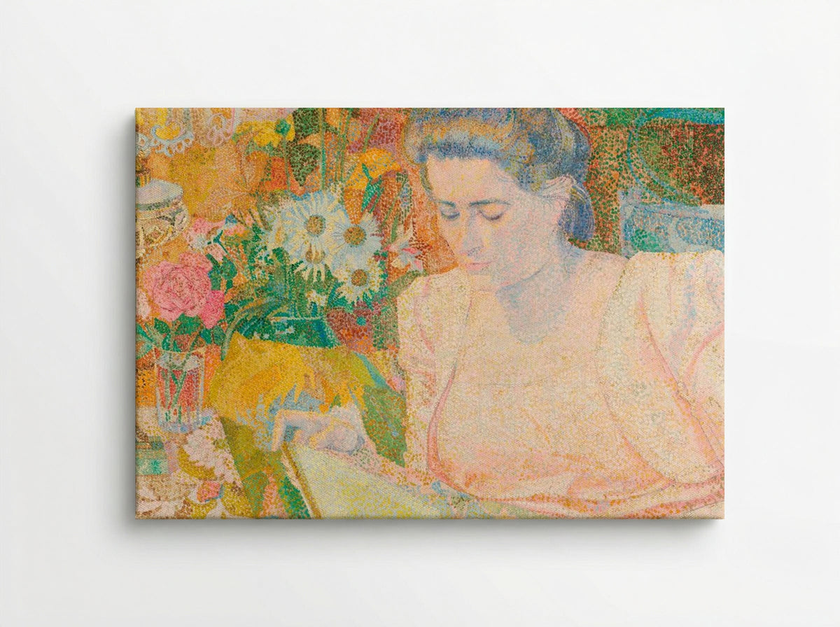 Portrait of Mrs. Marie Jeannette de Lange - Jan Toorop - Canvas