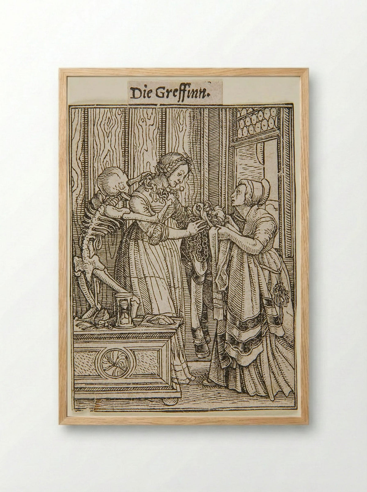 The Countess - Hans Holbein the Younger - Framed Print Wood