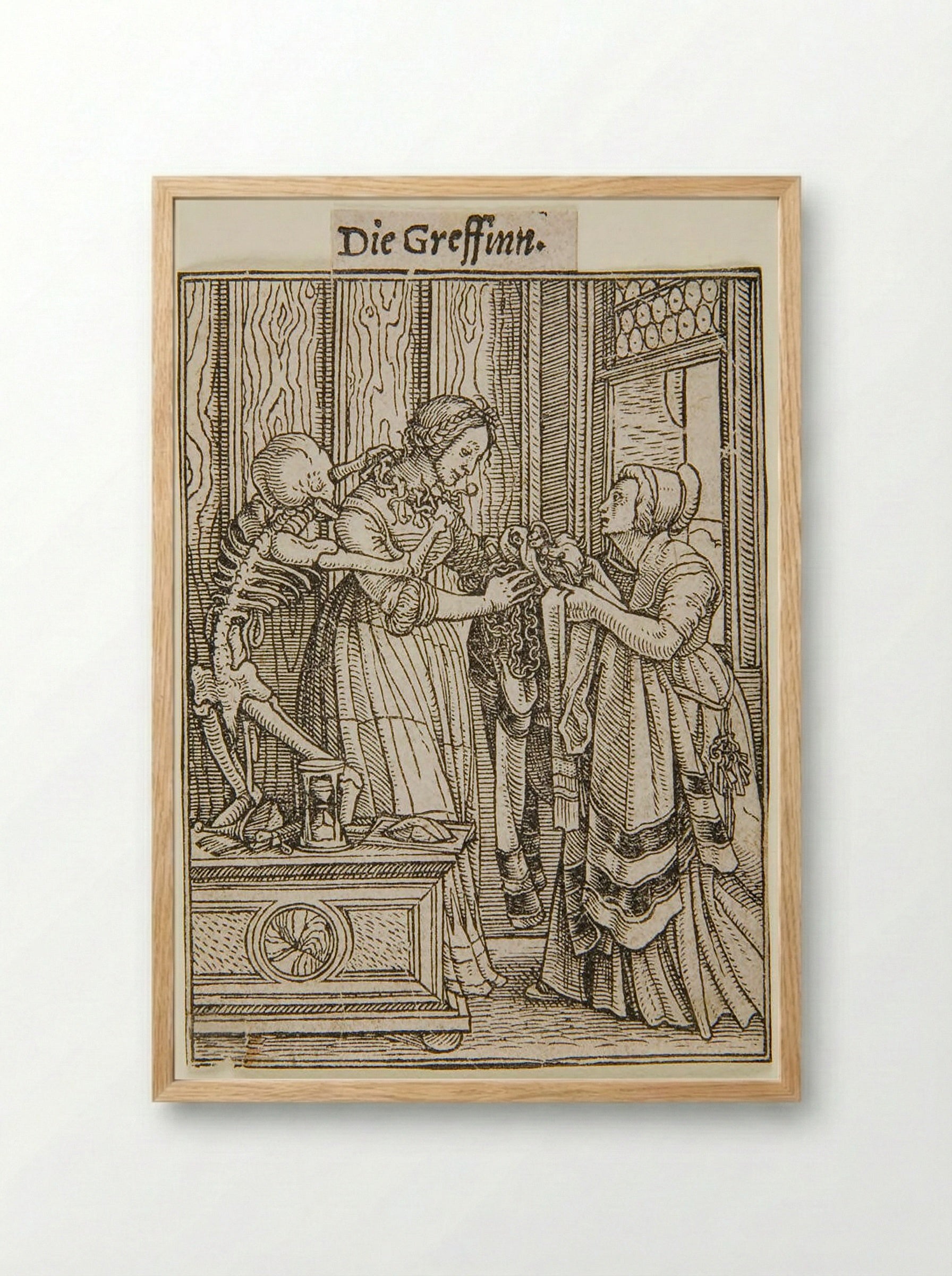 The Countess - Hans Holbein the Younger - Framed Print Wood
