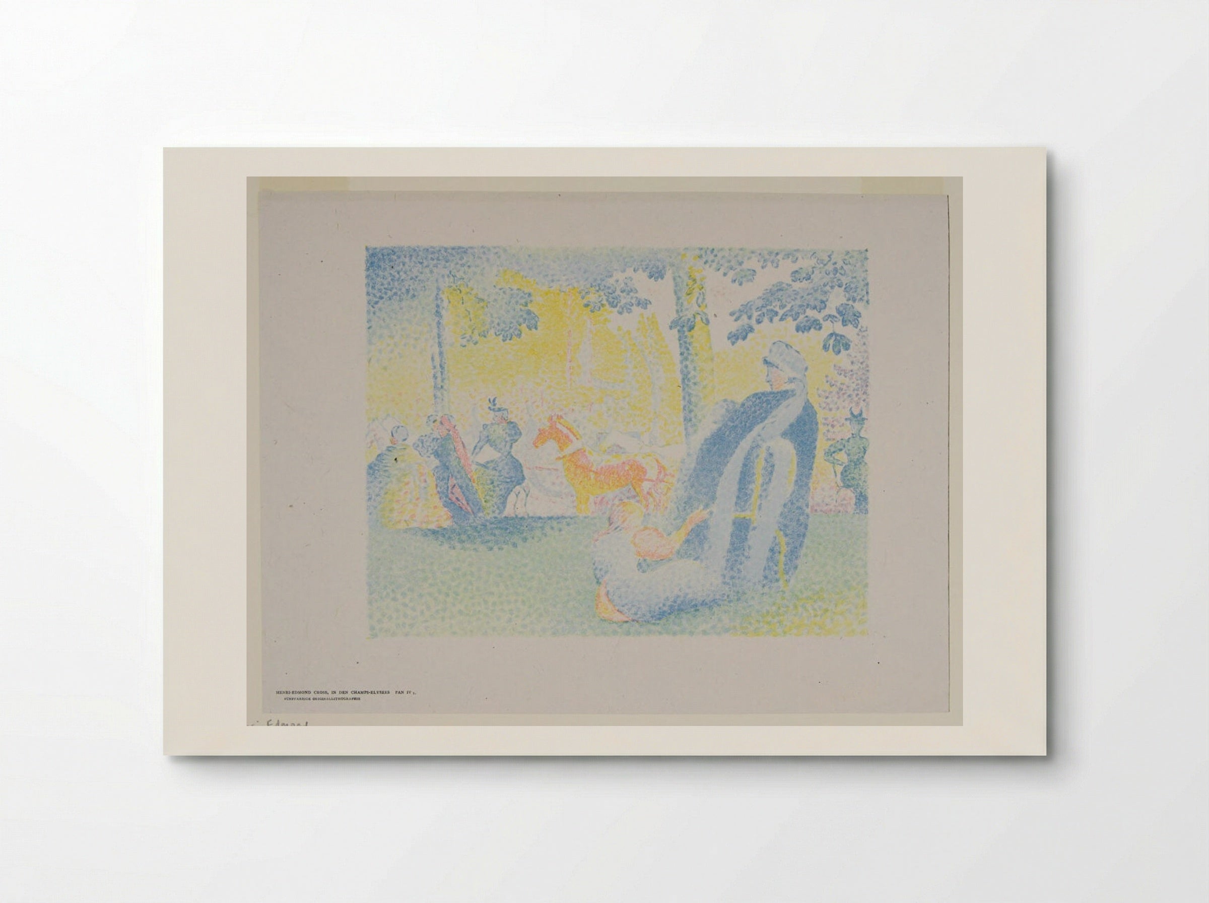 Champs Elysées - Henri-Edmond Cross - Poster