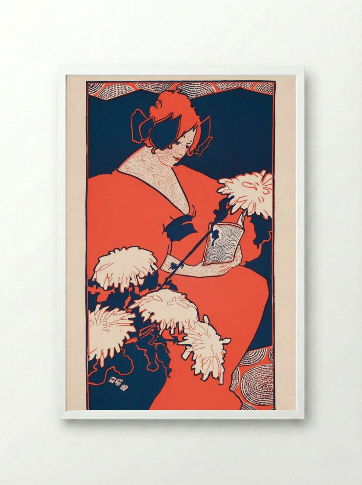 The Penny Magazine - Ethel Reed - Framed Print White