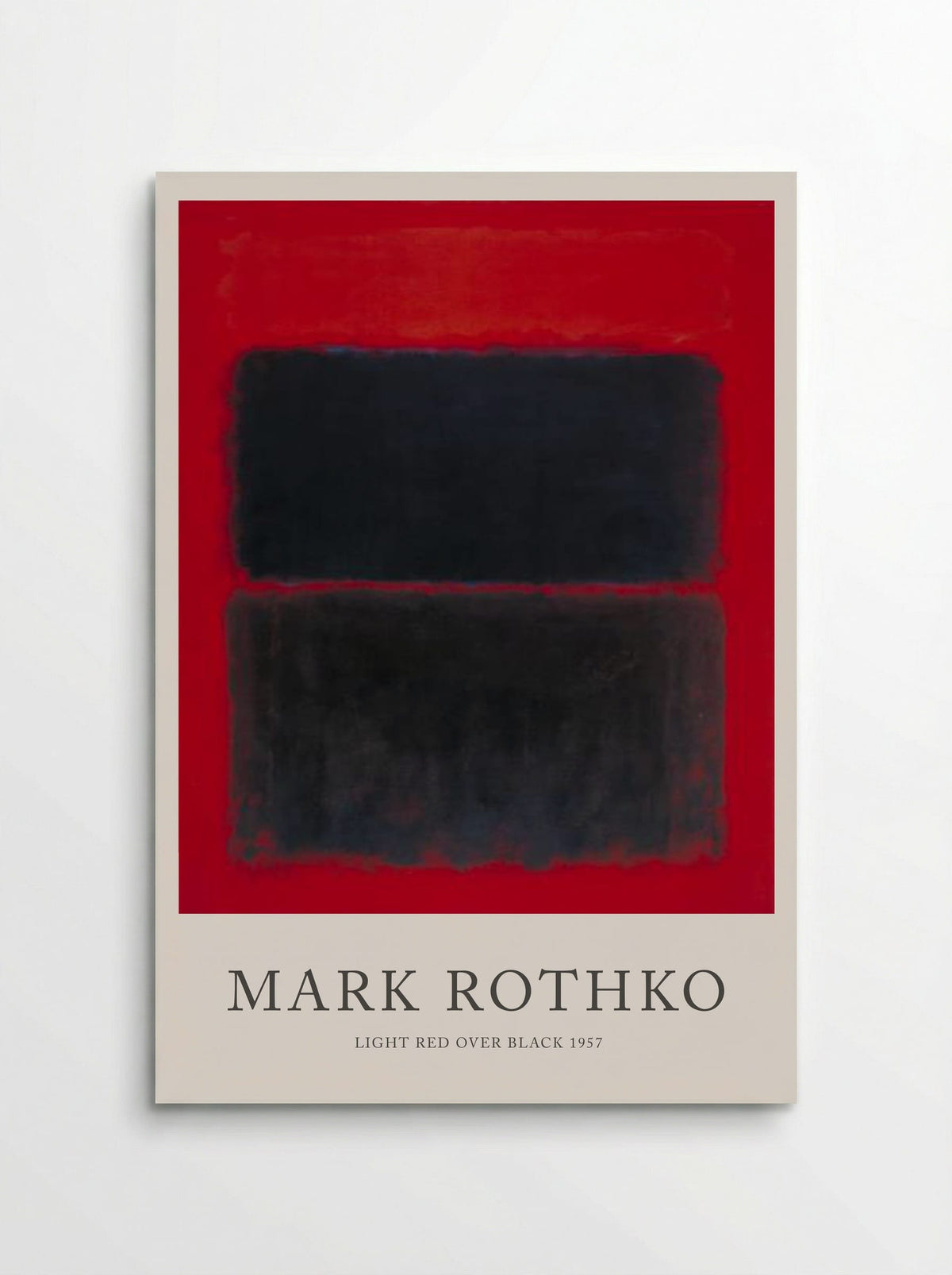 Light Red Over Black - Mark Rothko - Poster