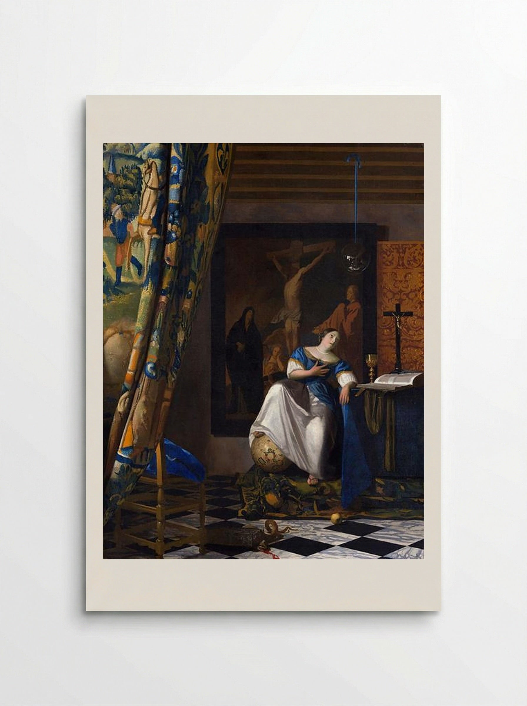 Allegory of Faith - Johannes Vermeer - Poster