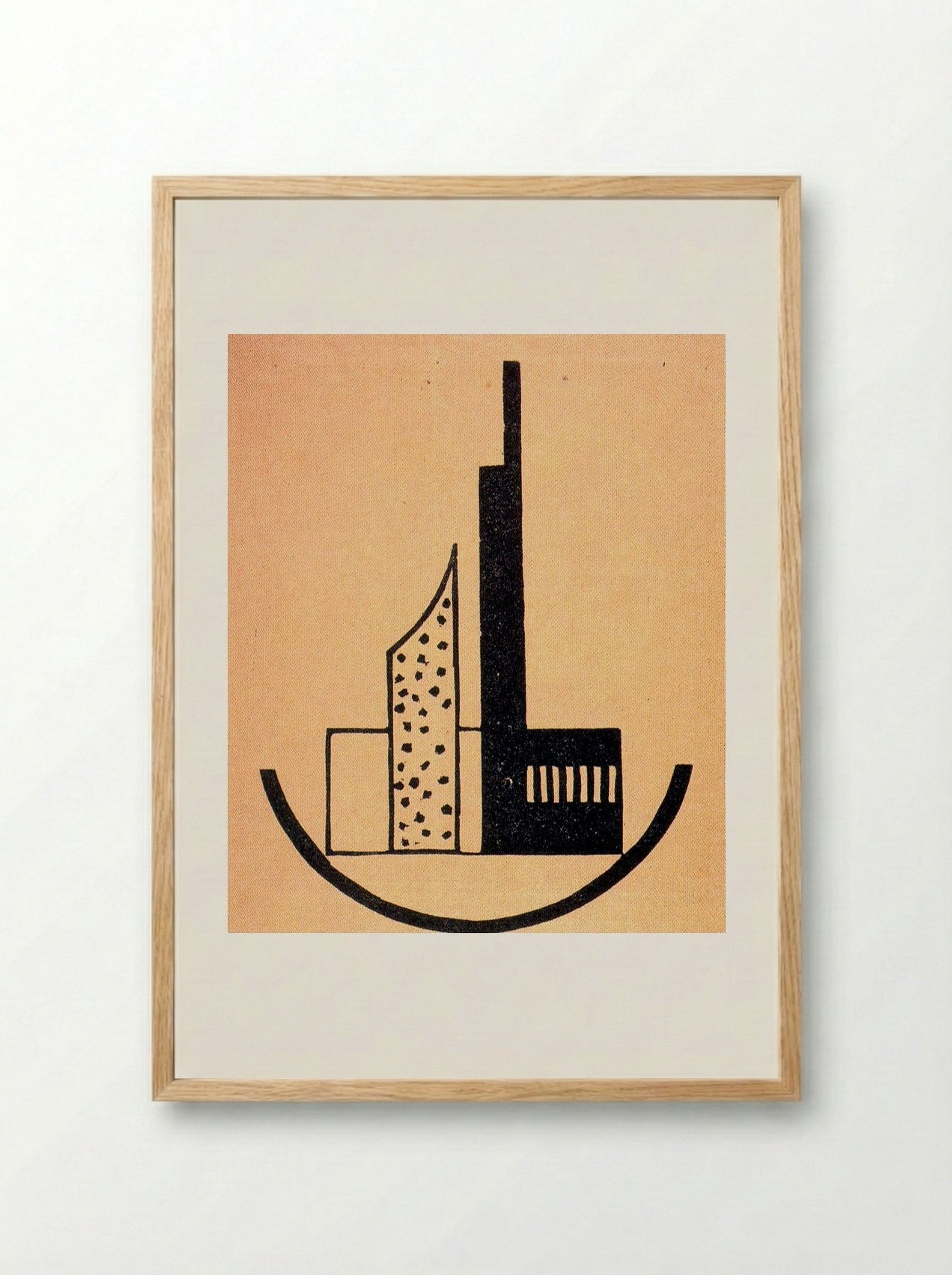 The Storm - László Moholy-Nagy - Framed Print Wood