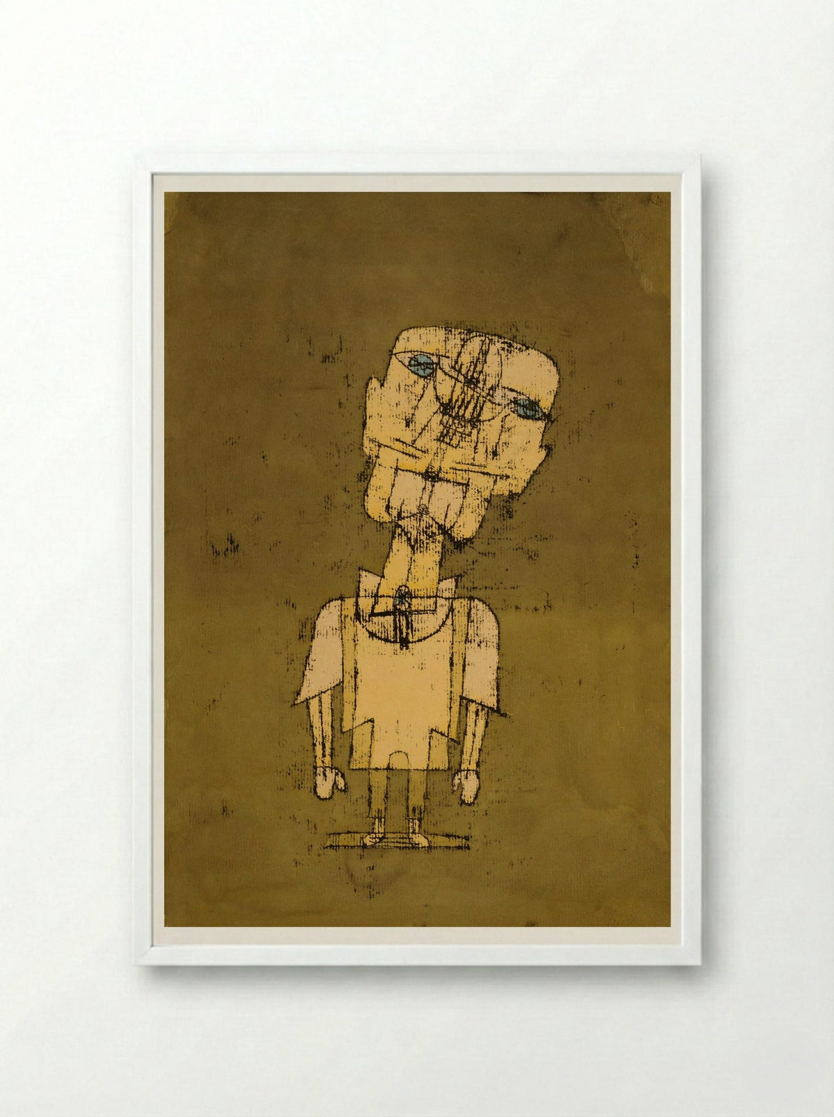 Ghost of a Genius - Paul Klee - Framed Print White