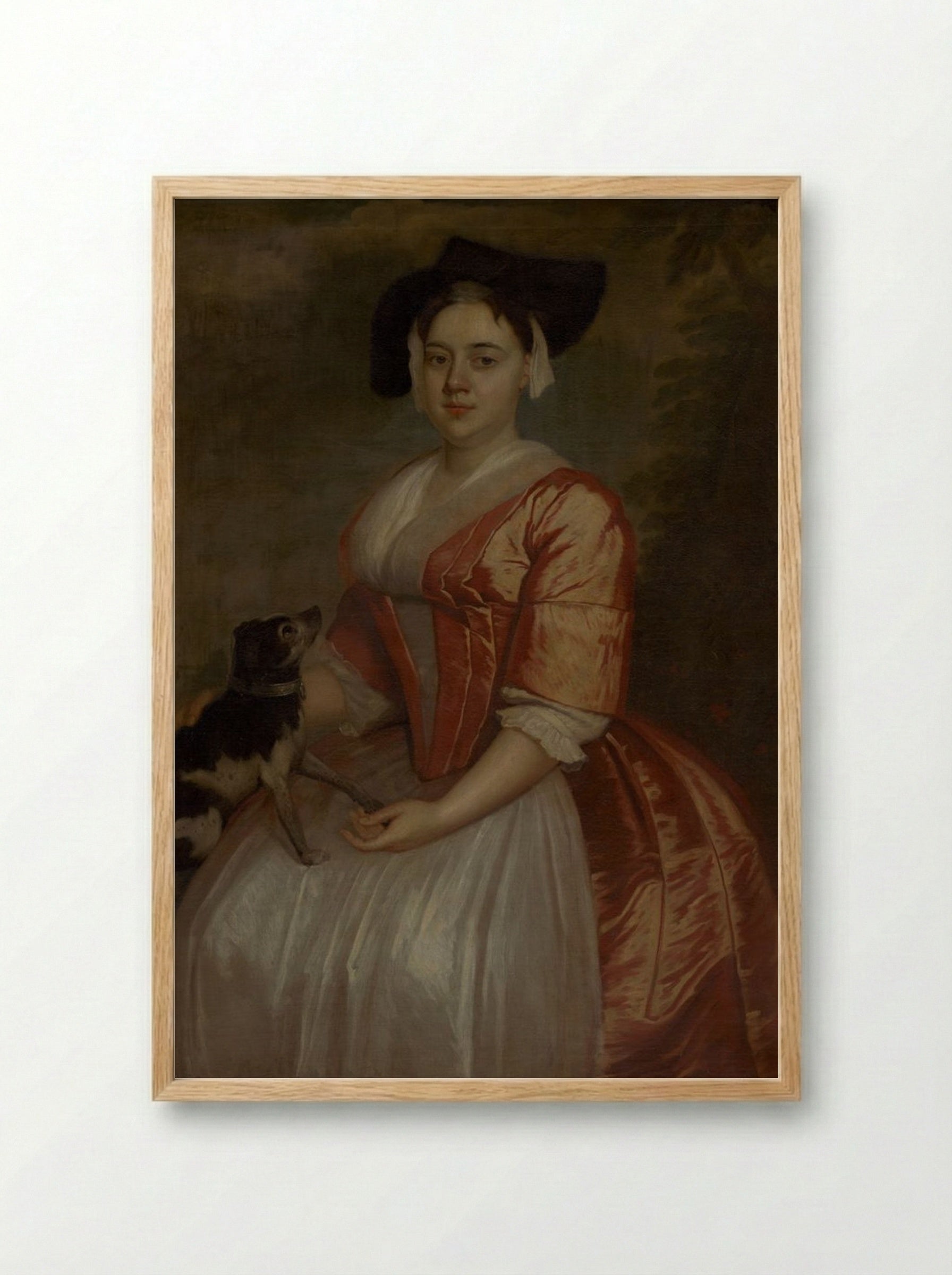 Miss Charlotte Collot - Thomas Gainsborough - Framed Print Wood