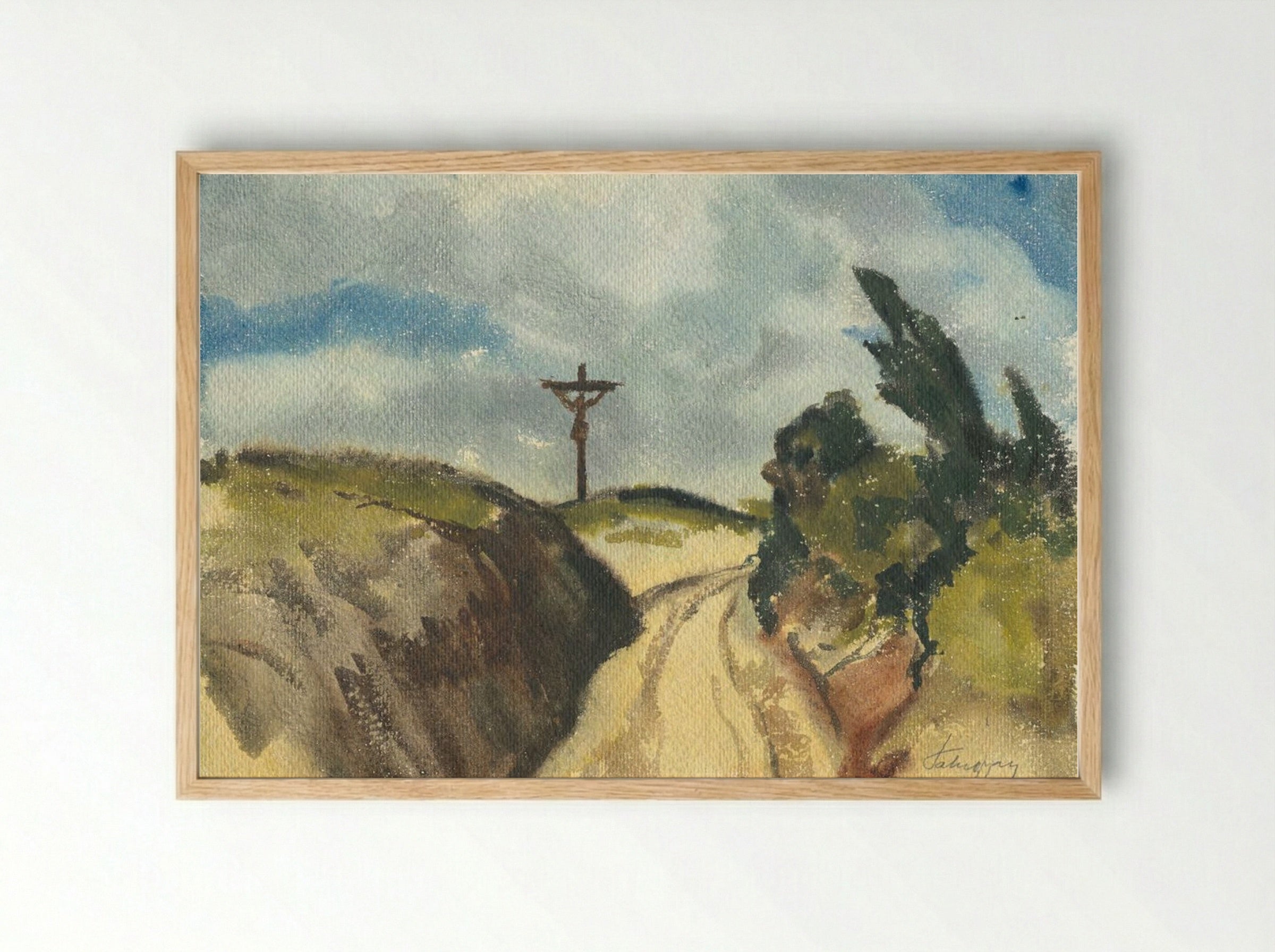 Deep Road - Zolo Palugyay - Framed Print Wood
