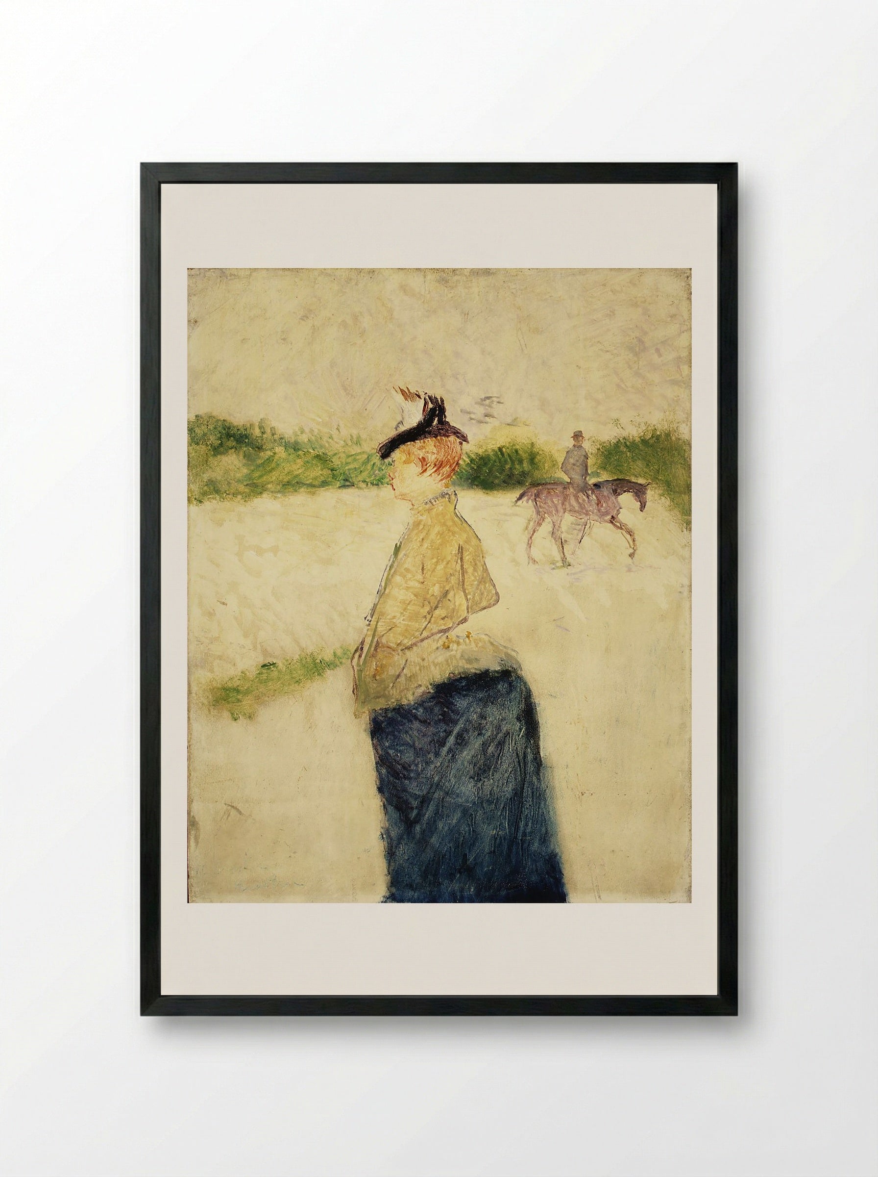 Émilie - Henri de Toulouse-Lautrec - Framed Print Black
