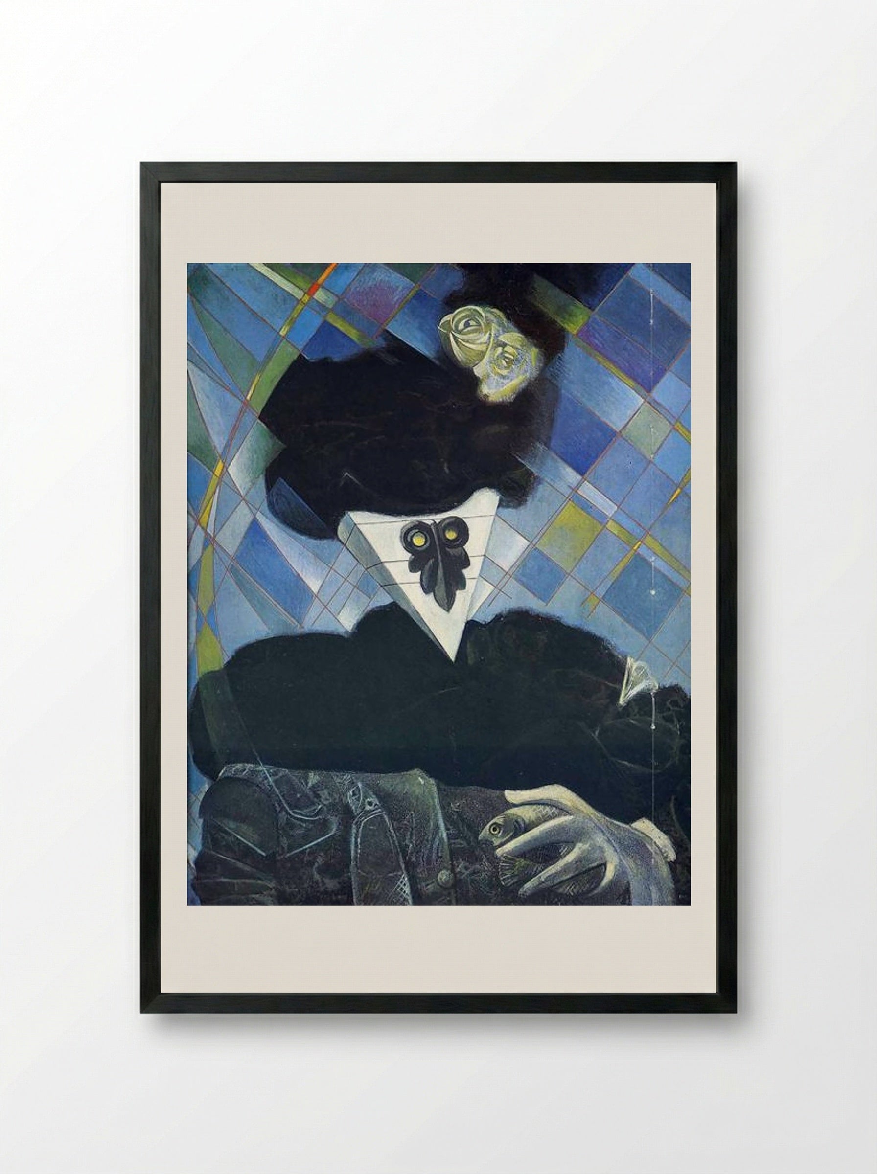 Euclid - Max Ernst - Framed Print Black