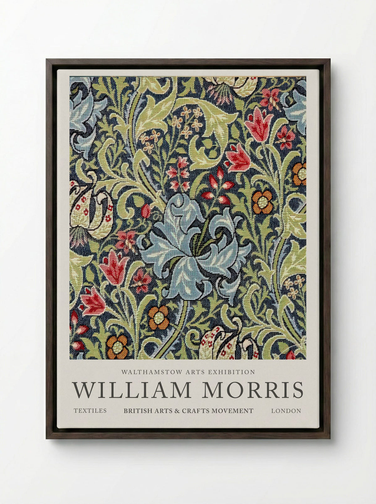 Golden Damask Tapestry - William Morris - Fine Art Print