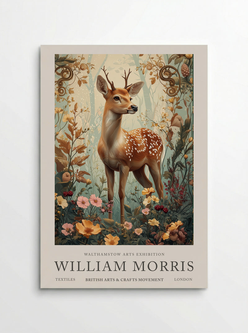 Fawn Fantasy - William Morris - Poster