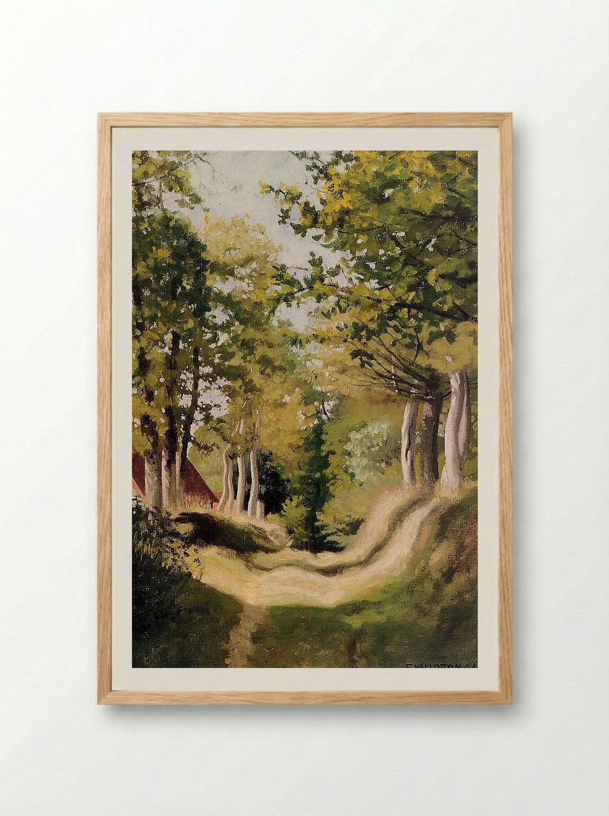 Undergrowth - Félix Vallotton - Framed Print Wood