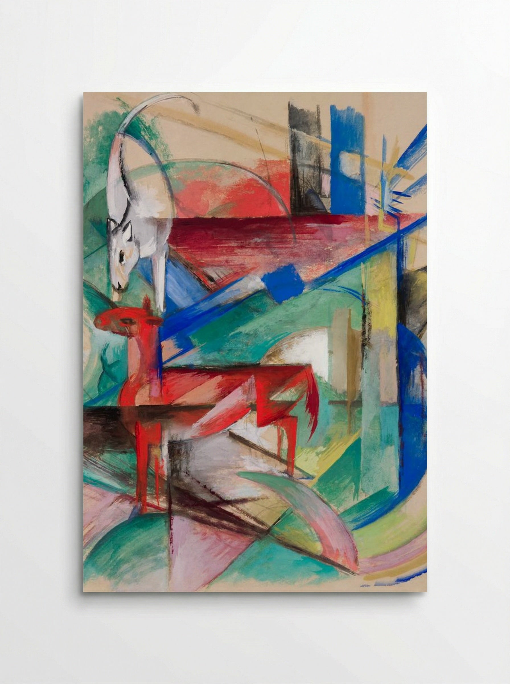 Landscape with Animals - Franz Marc - Poster