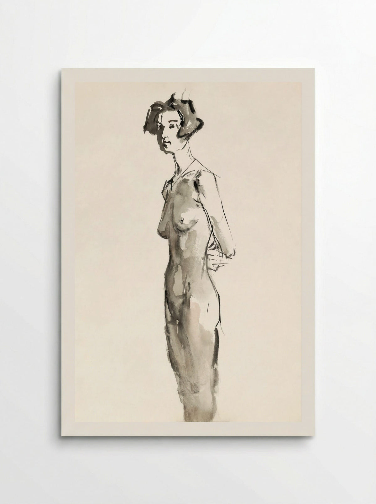 Standing Female Nude - Isaac Israels - Poster