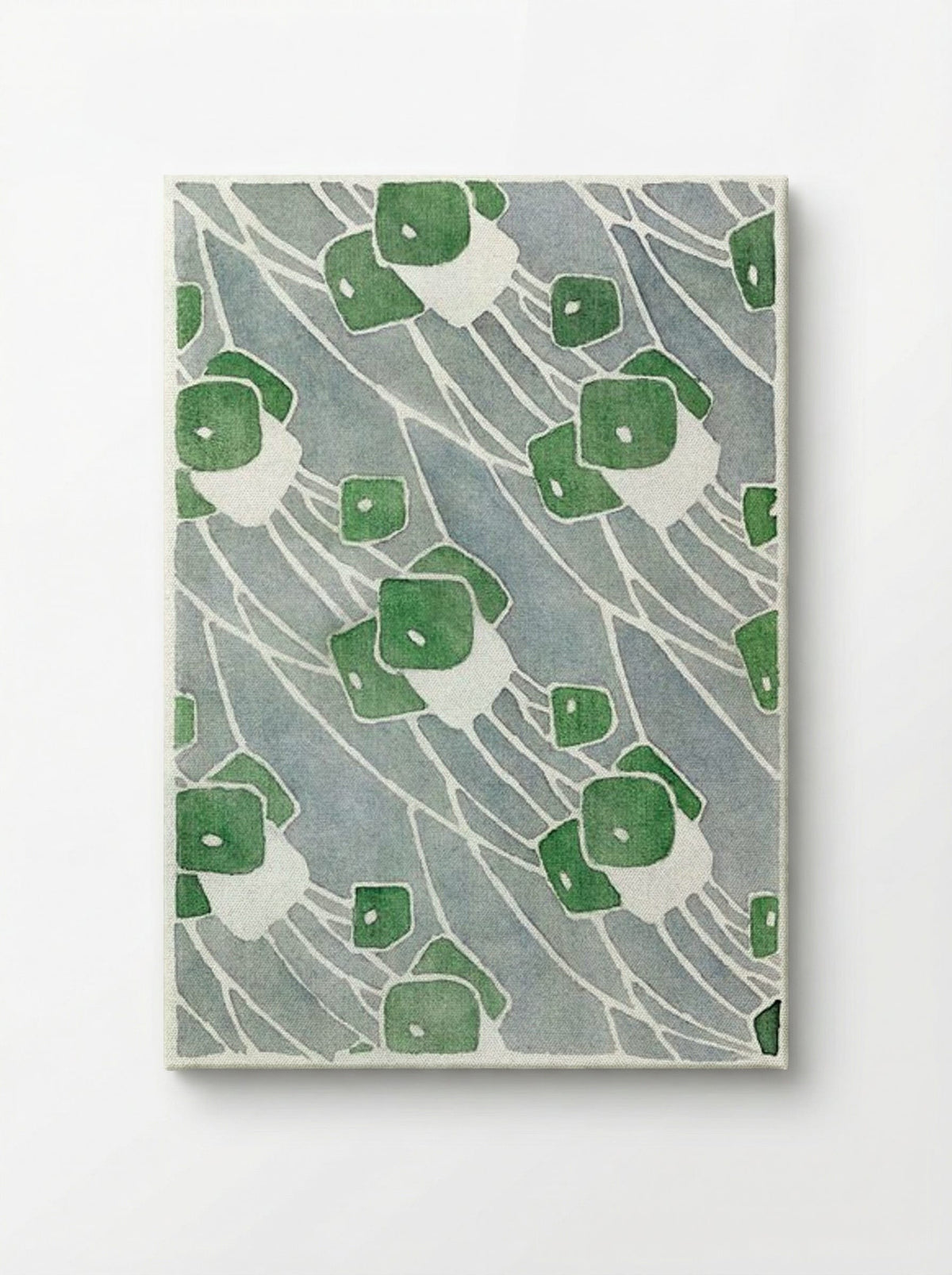 Green Geometric - Hannah Borger Overbeck - Canvas