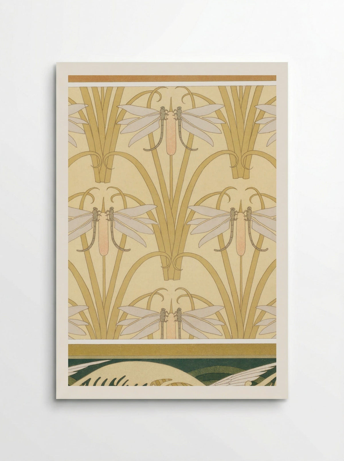 L'Animal dans la Décoration, Plate 10 (Snails, Dragonflies, Seagulls) - Maurice Pillard Verneuil - Poster