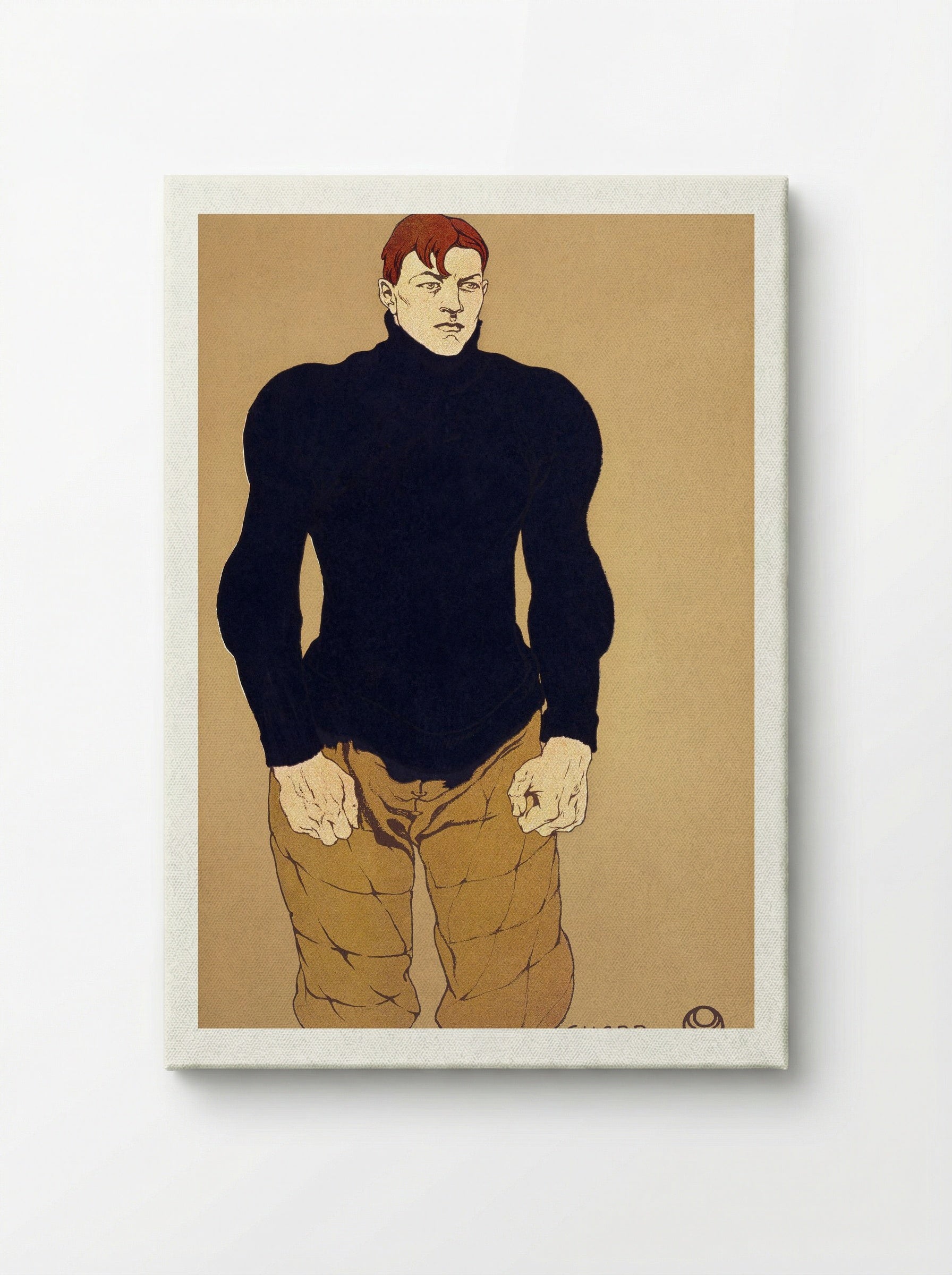 Athlete (Guard) - Edward Penfield - Canvas