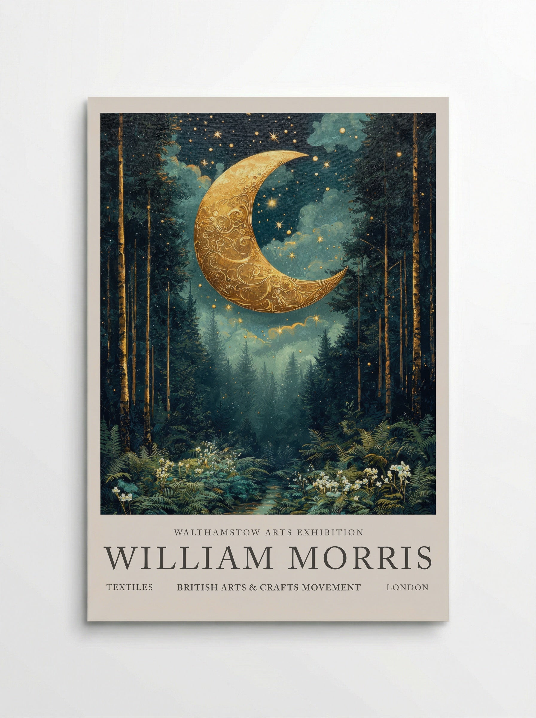 Crescent Canopy - William Morris - Poster