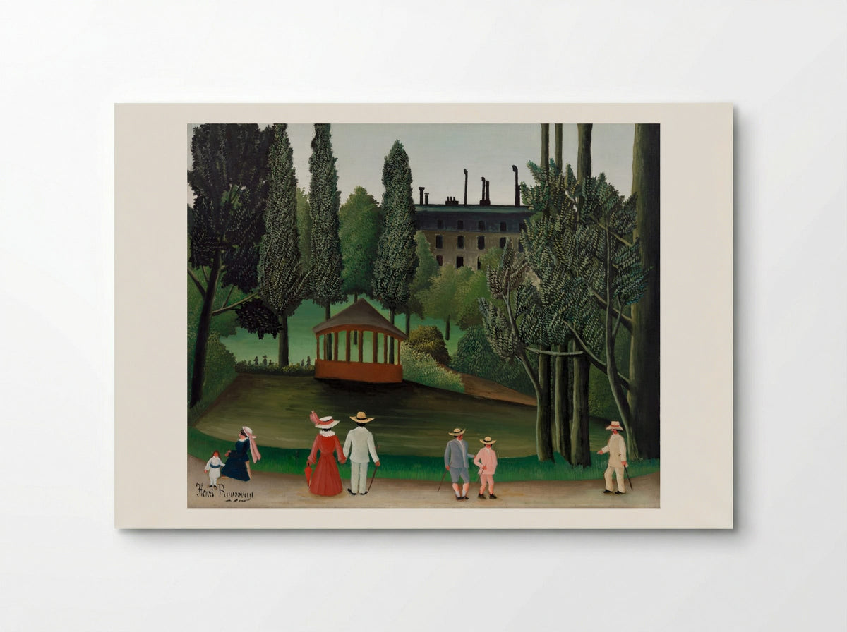 View of Montsouris Park, the Kiosk - Henri Rousseau - Poster
