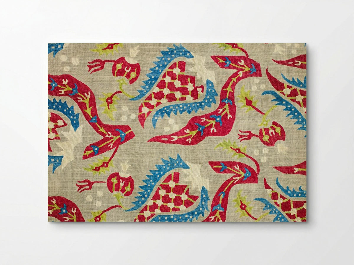 Turkish Bed Cover (Embroidered Textile Design) - William Morris - Poster