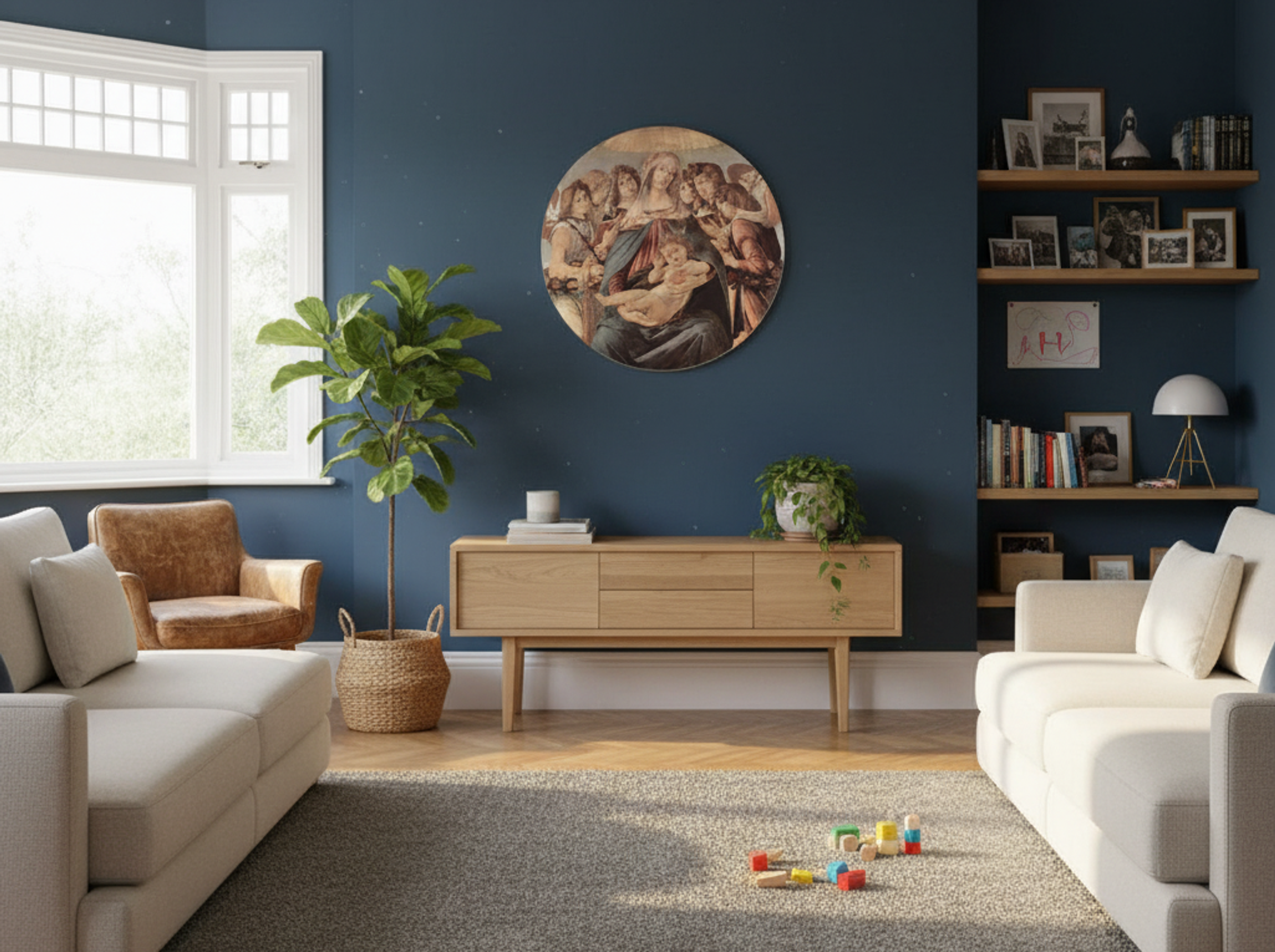 The Virgin Adoring the Child - Sandro Botticelli - Lifestyle