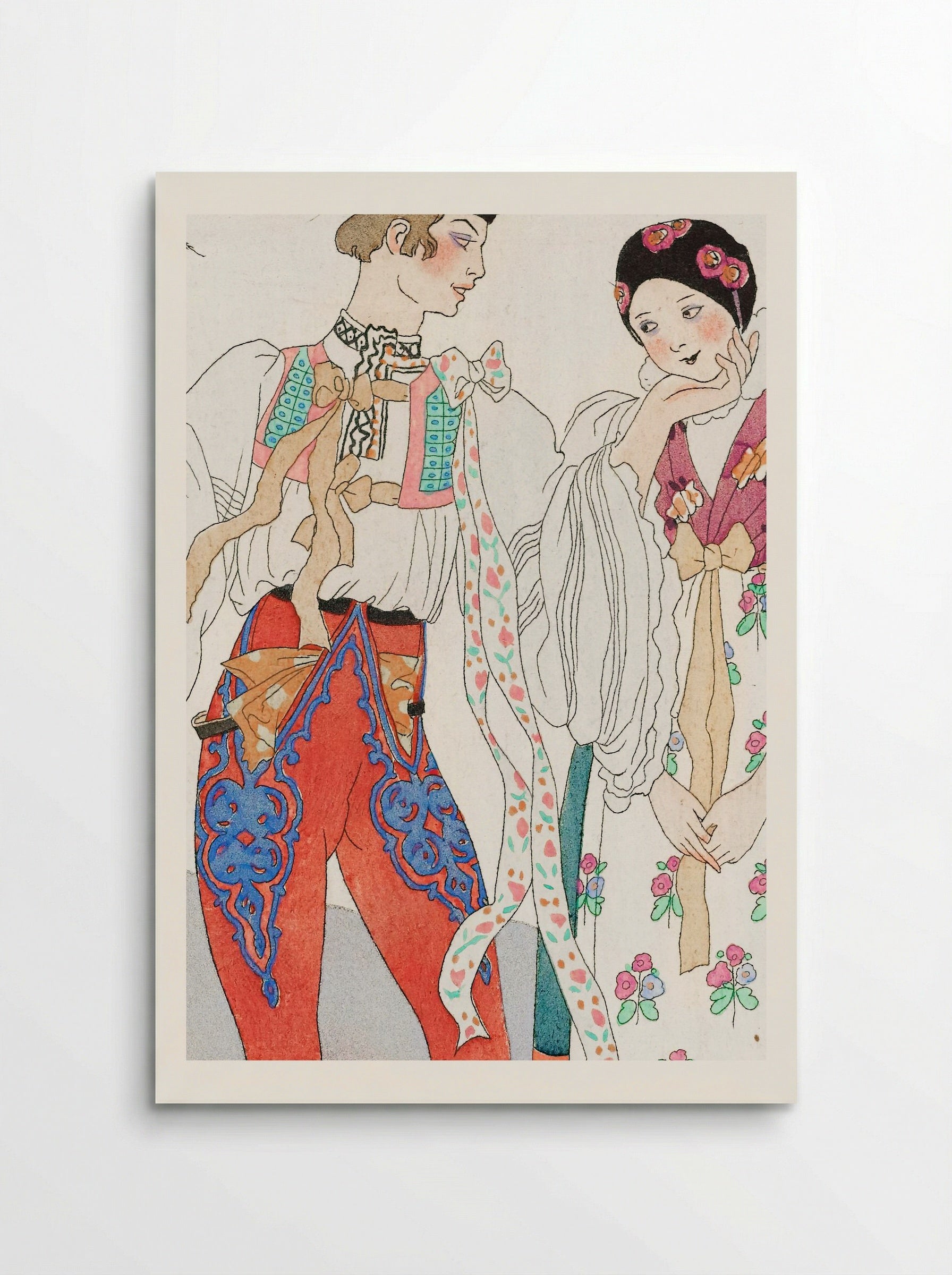 Le Coq du Village - George Barbier - Poster