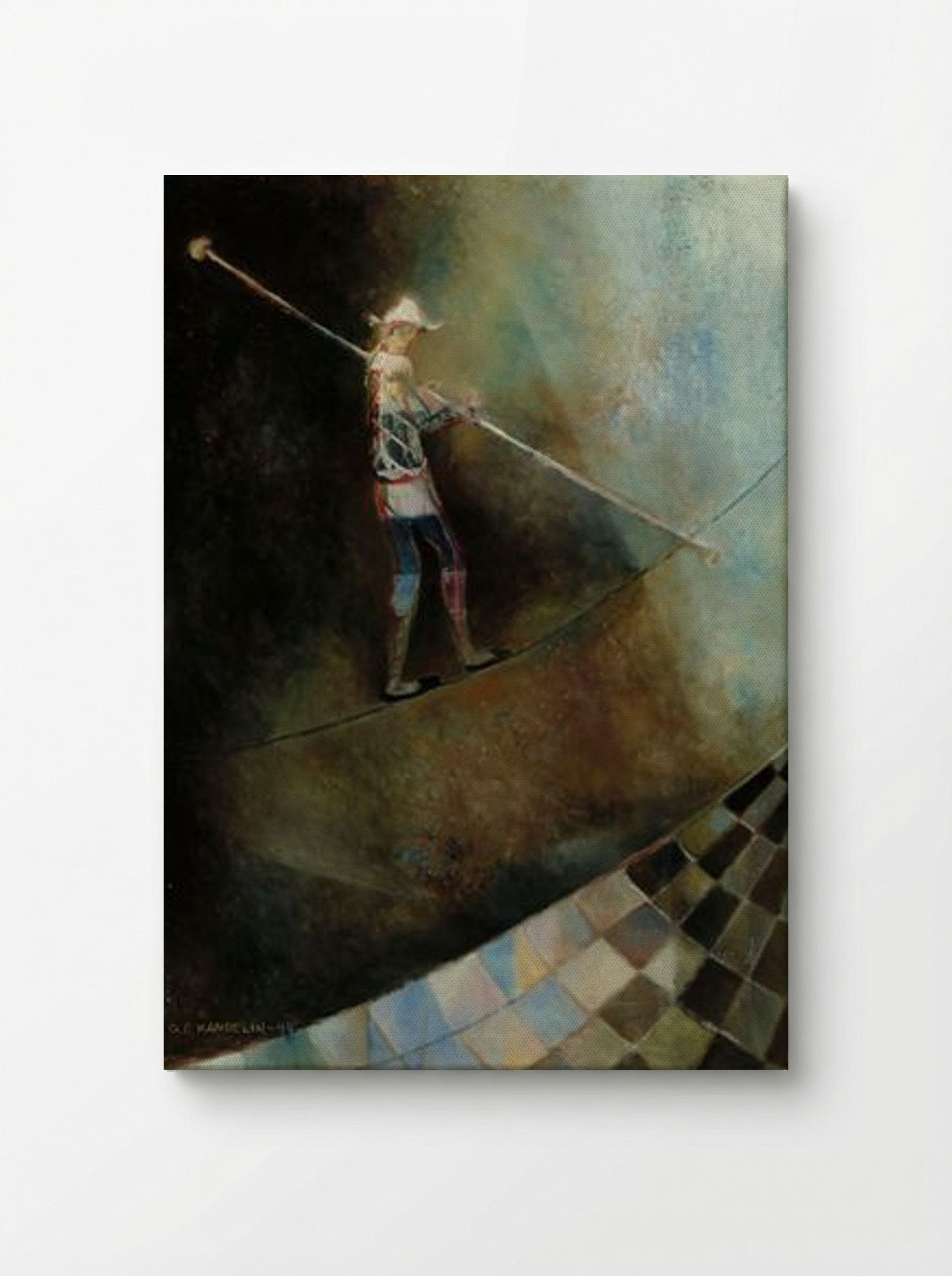 The Rope-Dancer - Ole Kandelin - Canvas